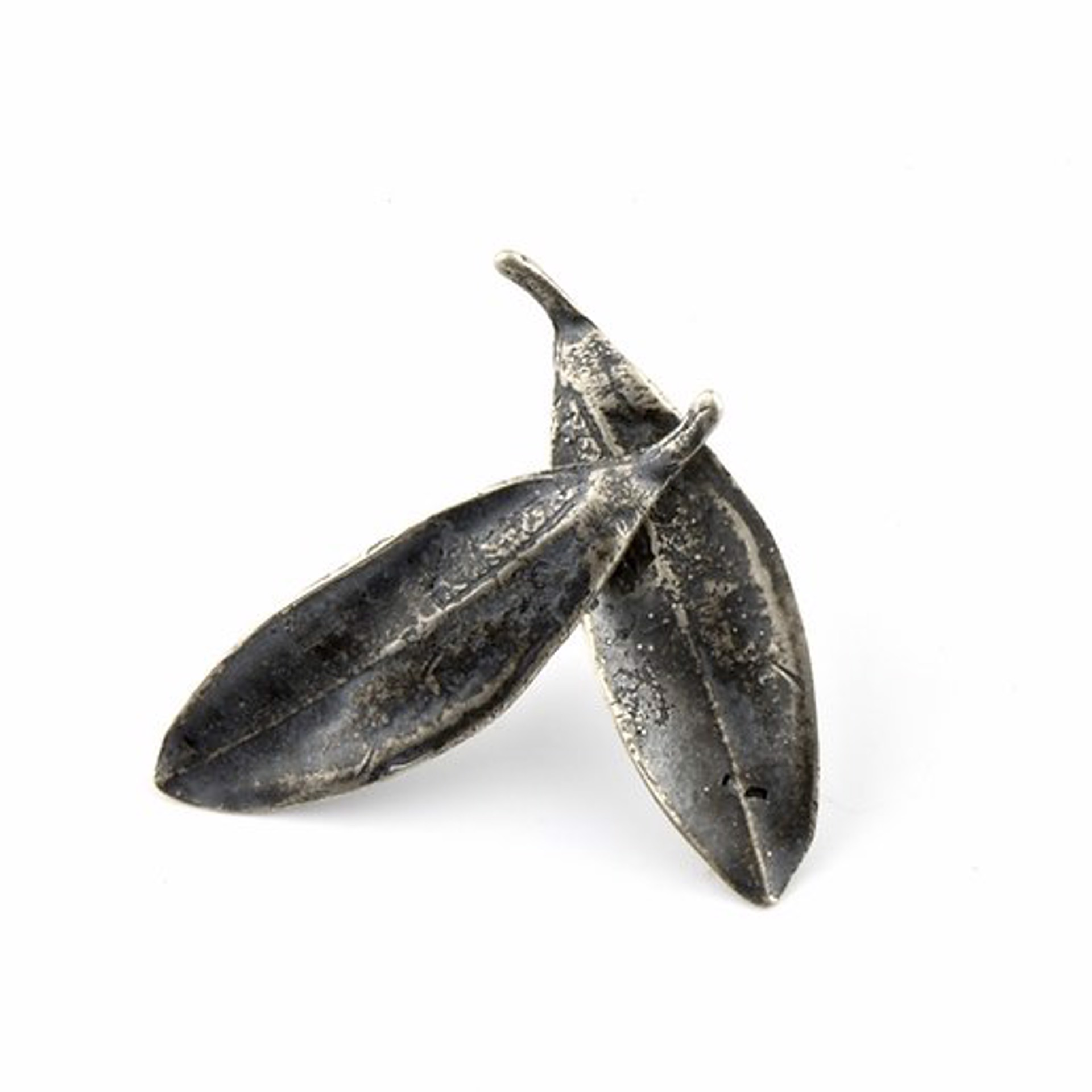 Large Oval Leaf Posts by April Ottey