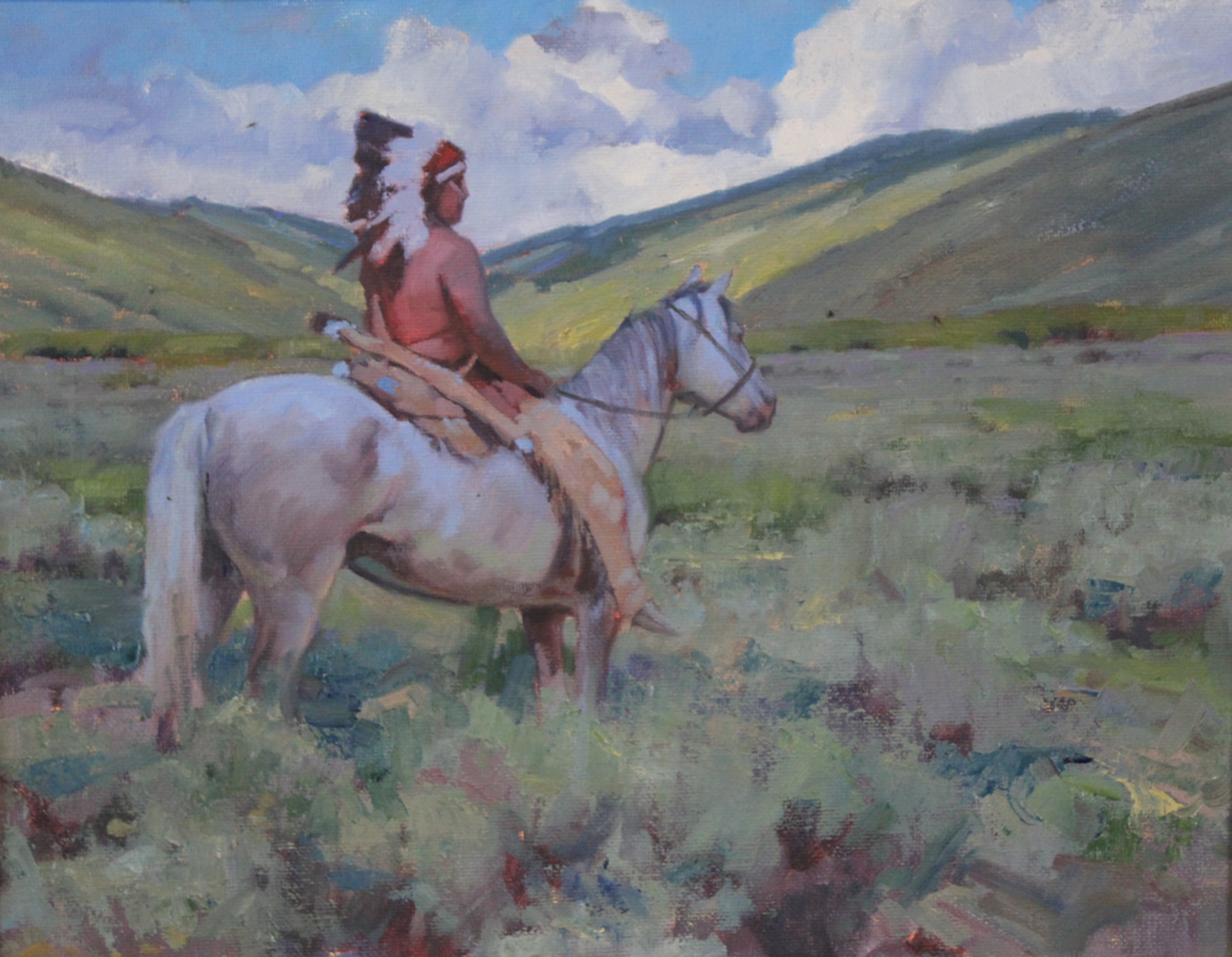 Shoshone Bannock Chief by Charles Dayton
