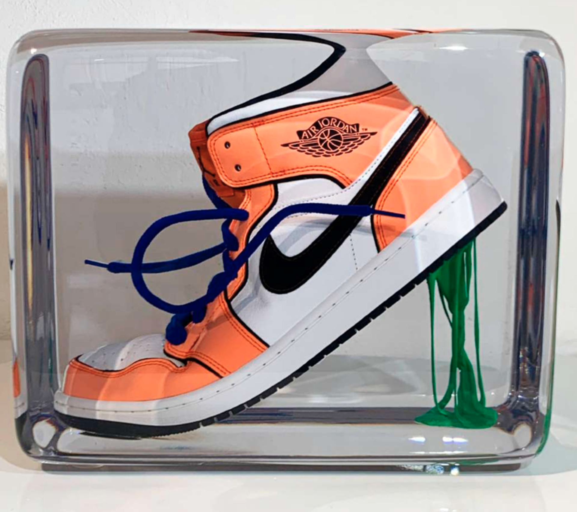 Sneakers & Gum (Orange Turf) by Emmanuel Meneses