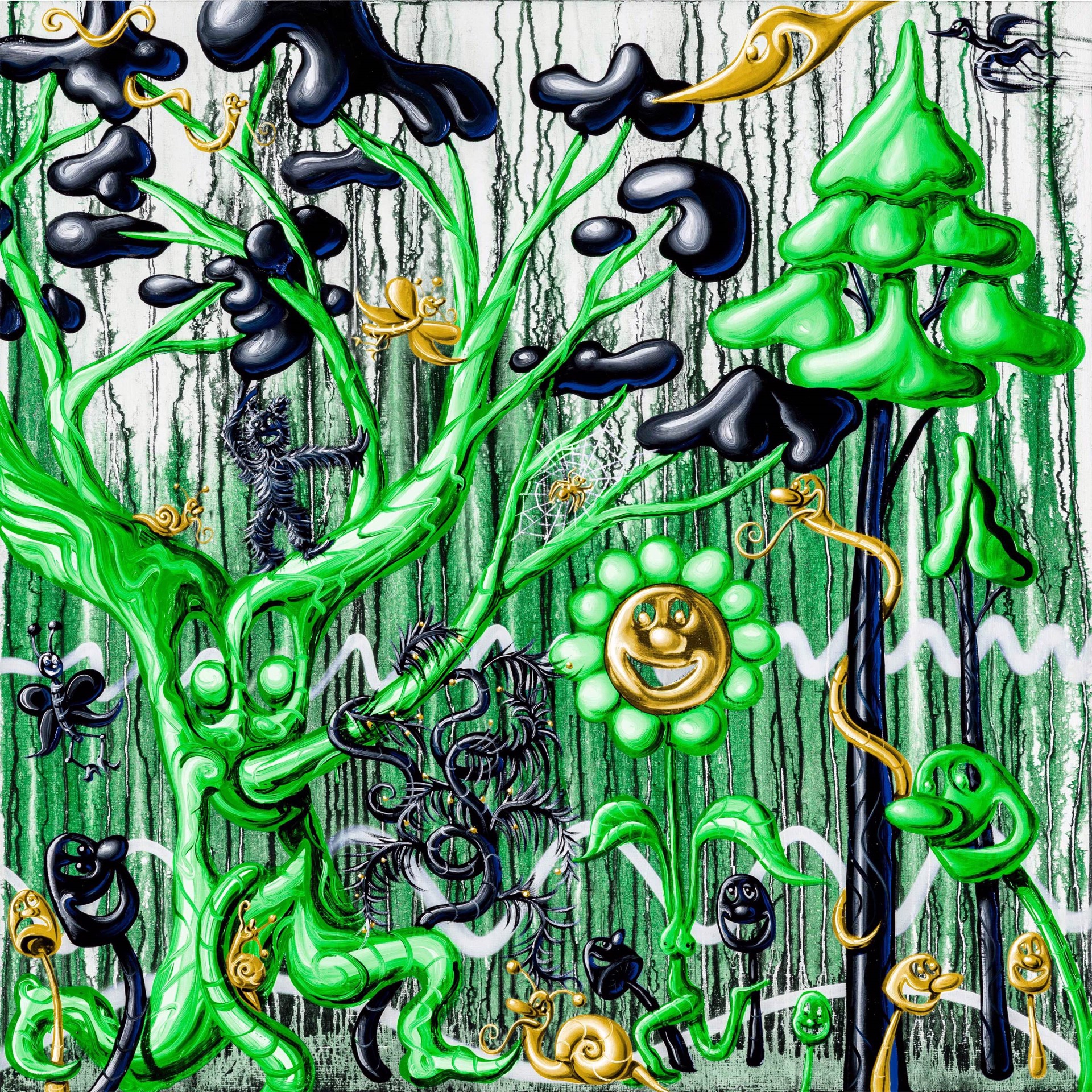 Furungle Green by Kenny Scharf