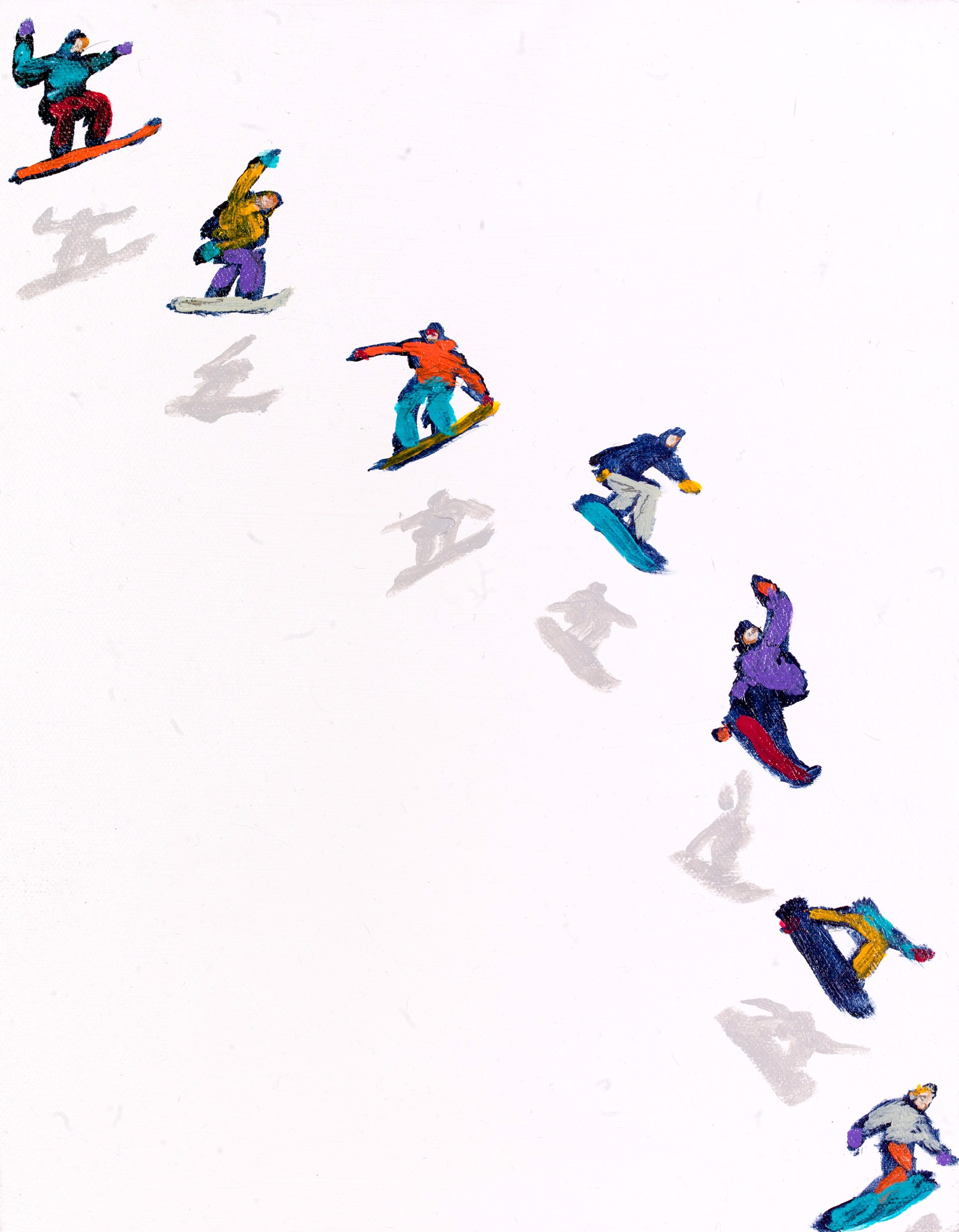 Snowboarders Air by Heather Blanton