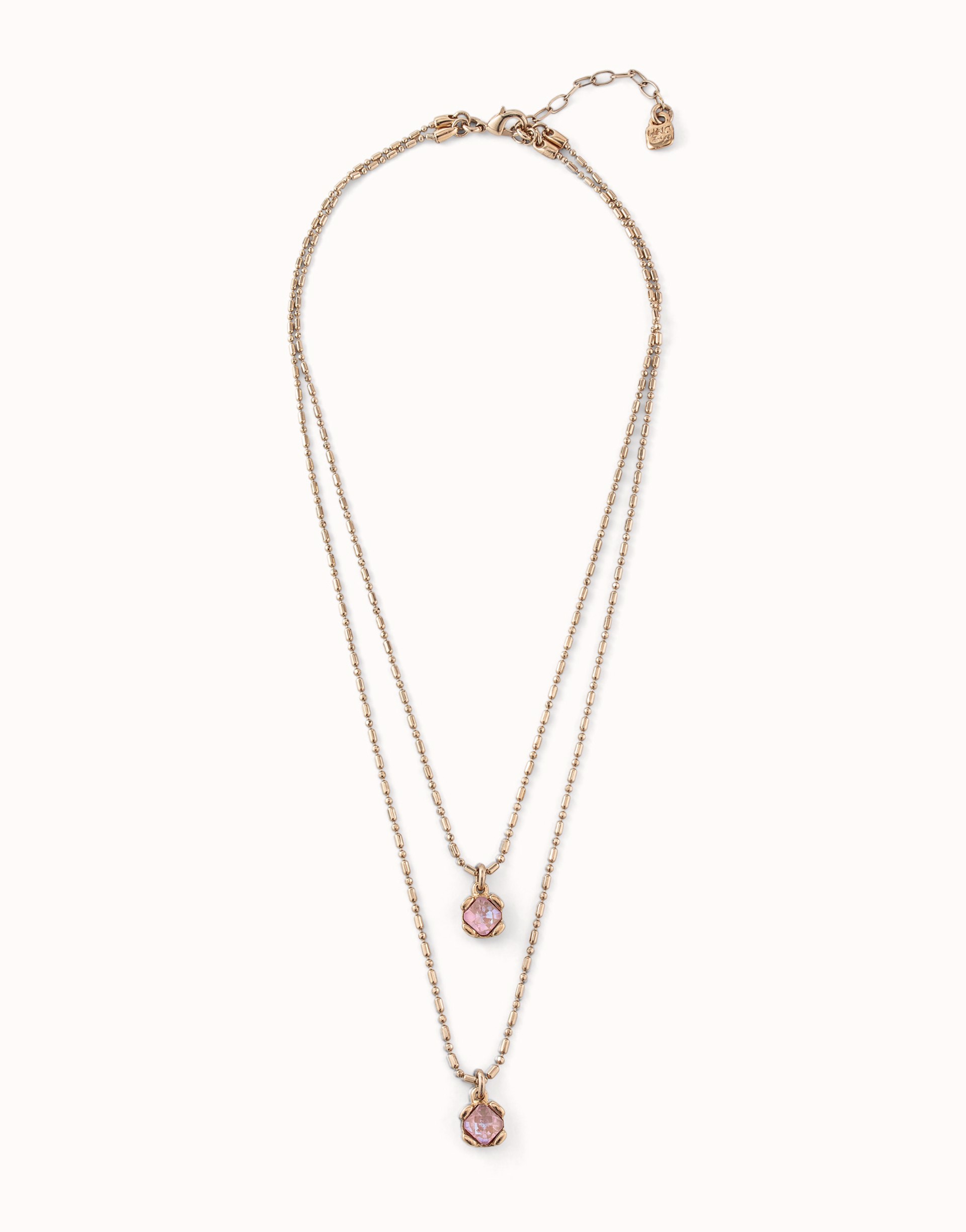 Aura Pink Necklace by UNO DE 50