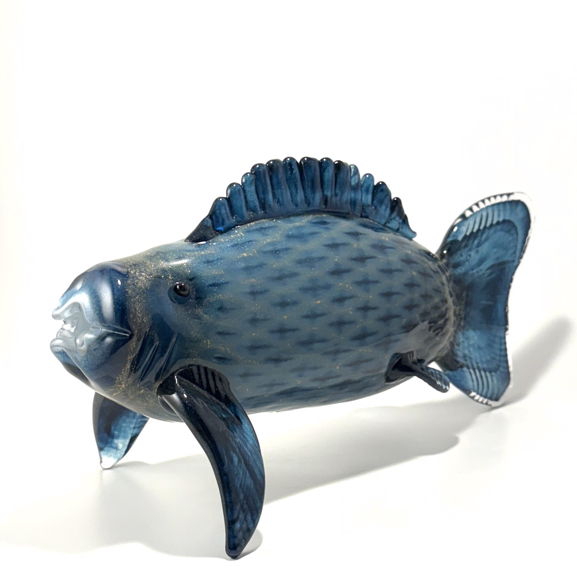 Blue Fish JG23-11 by John Glass