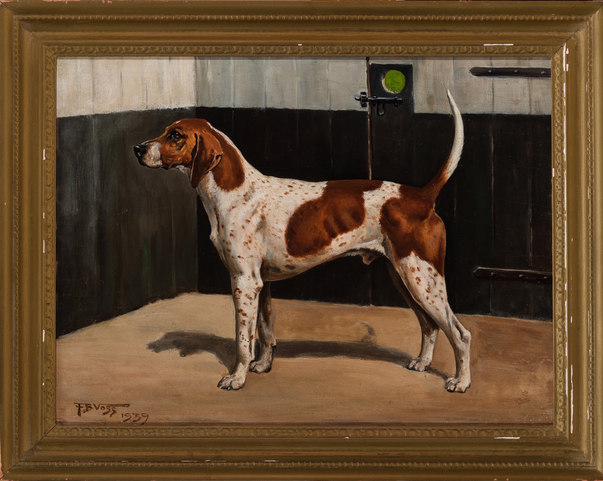 Portrait of a Hound by Franklin Brooke Voss