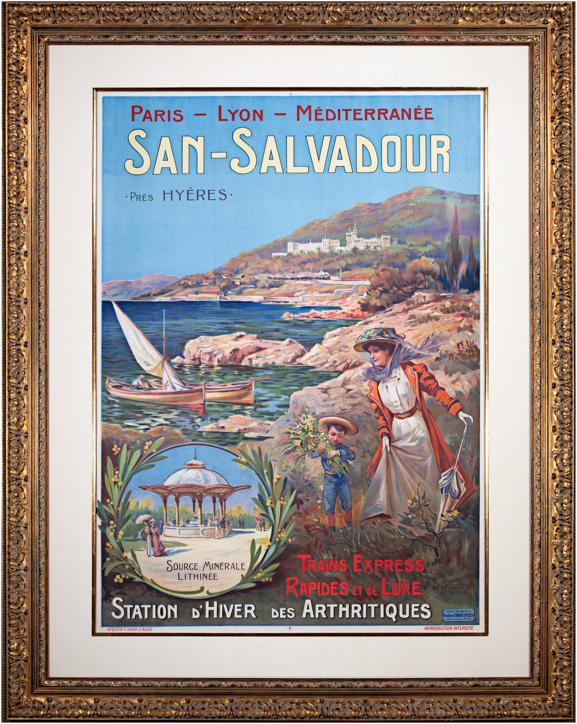 San-Salvadour: Station d'Hiver des Arthritiques by Ernest Louis Lessieux