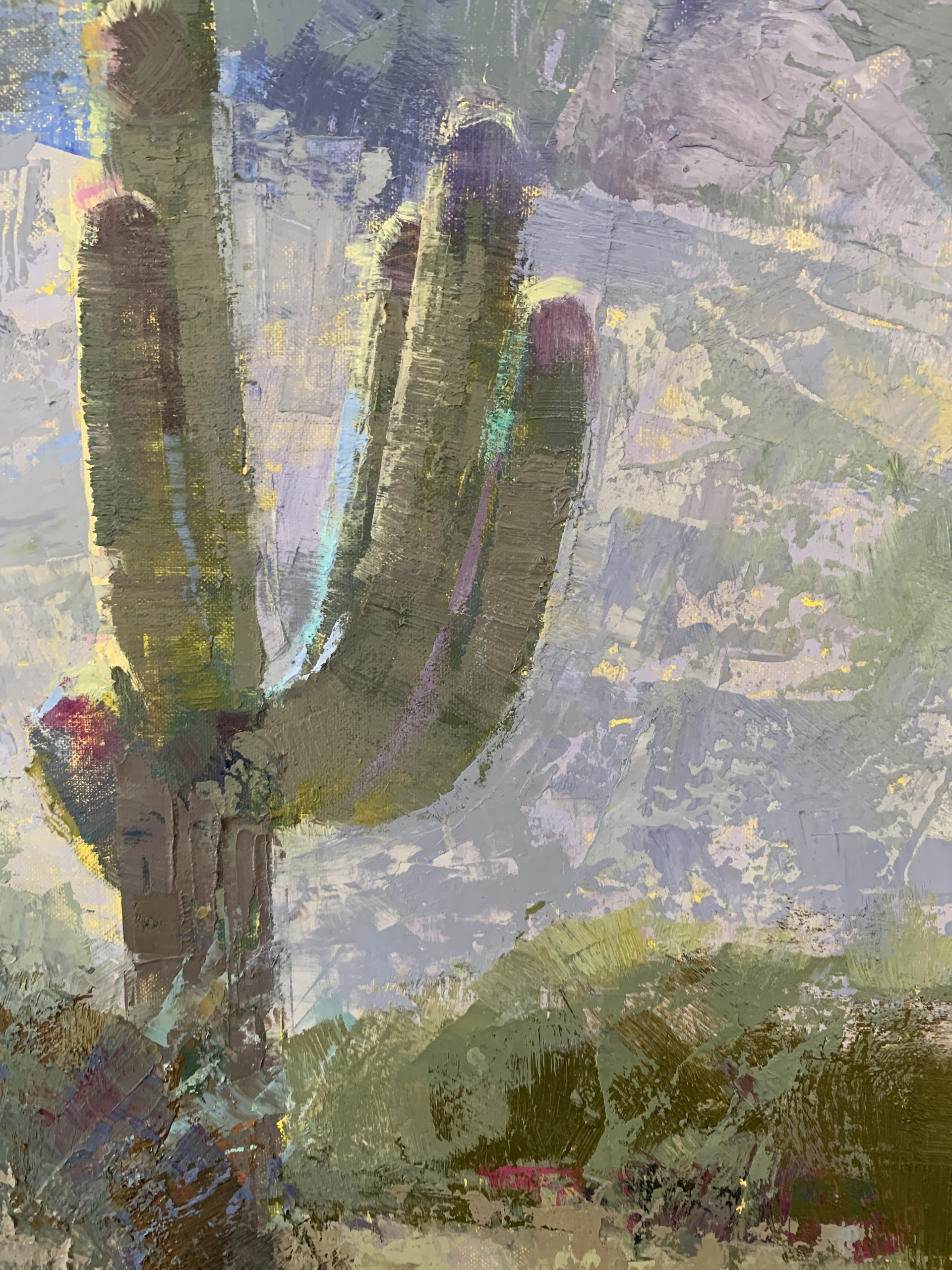 Saguaro and Sage by Diane Eugster
