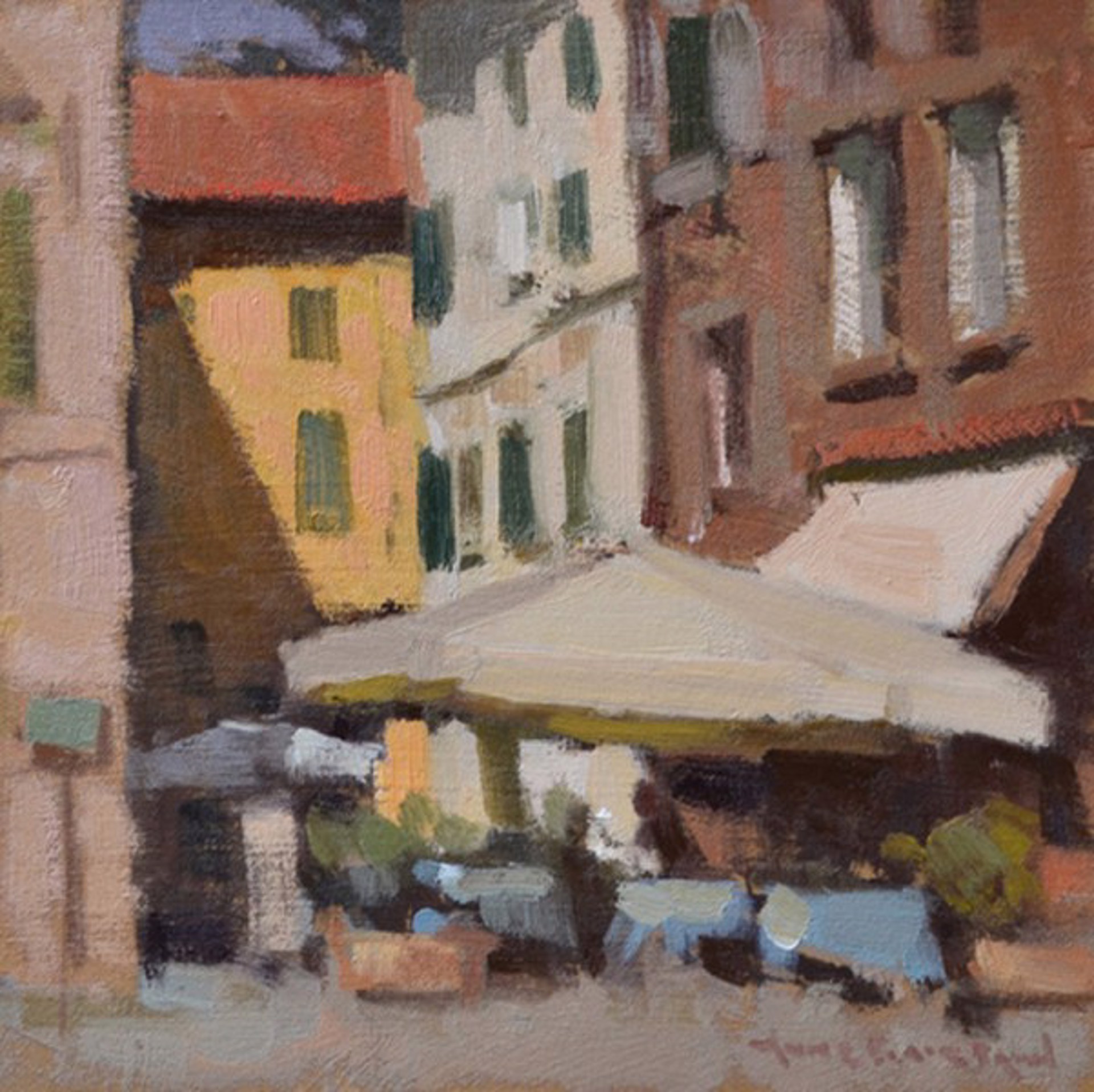 Sunny Piazza by Anne Blair Brown