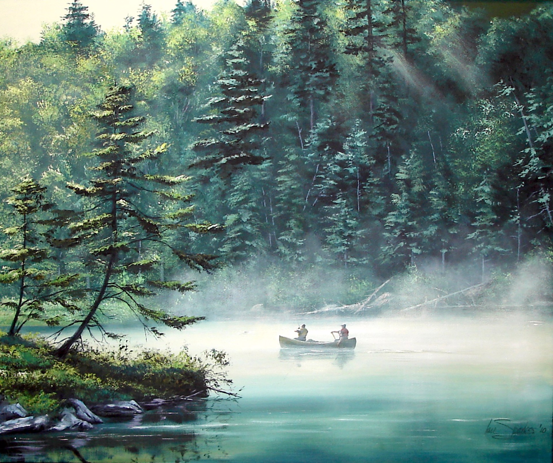 Canoe Trip by Ian Sparkes