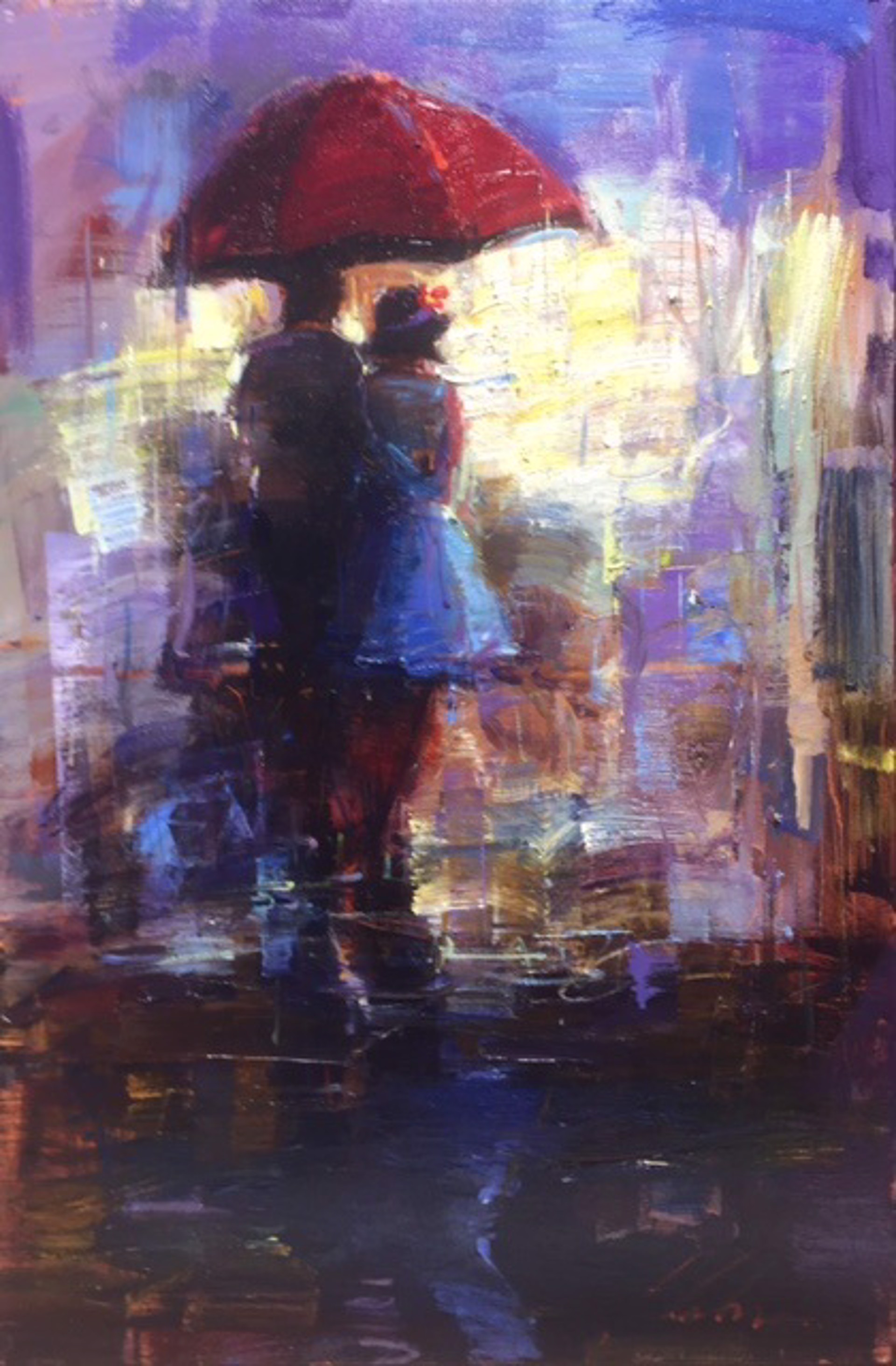 The Red Umbrella by Michael Flohr