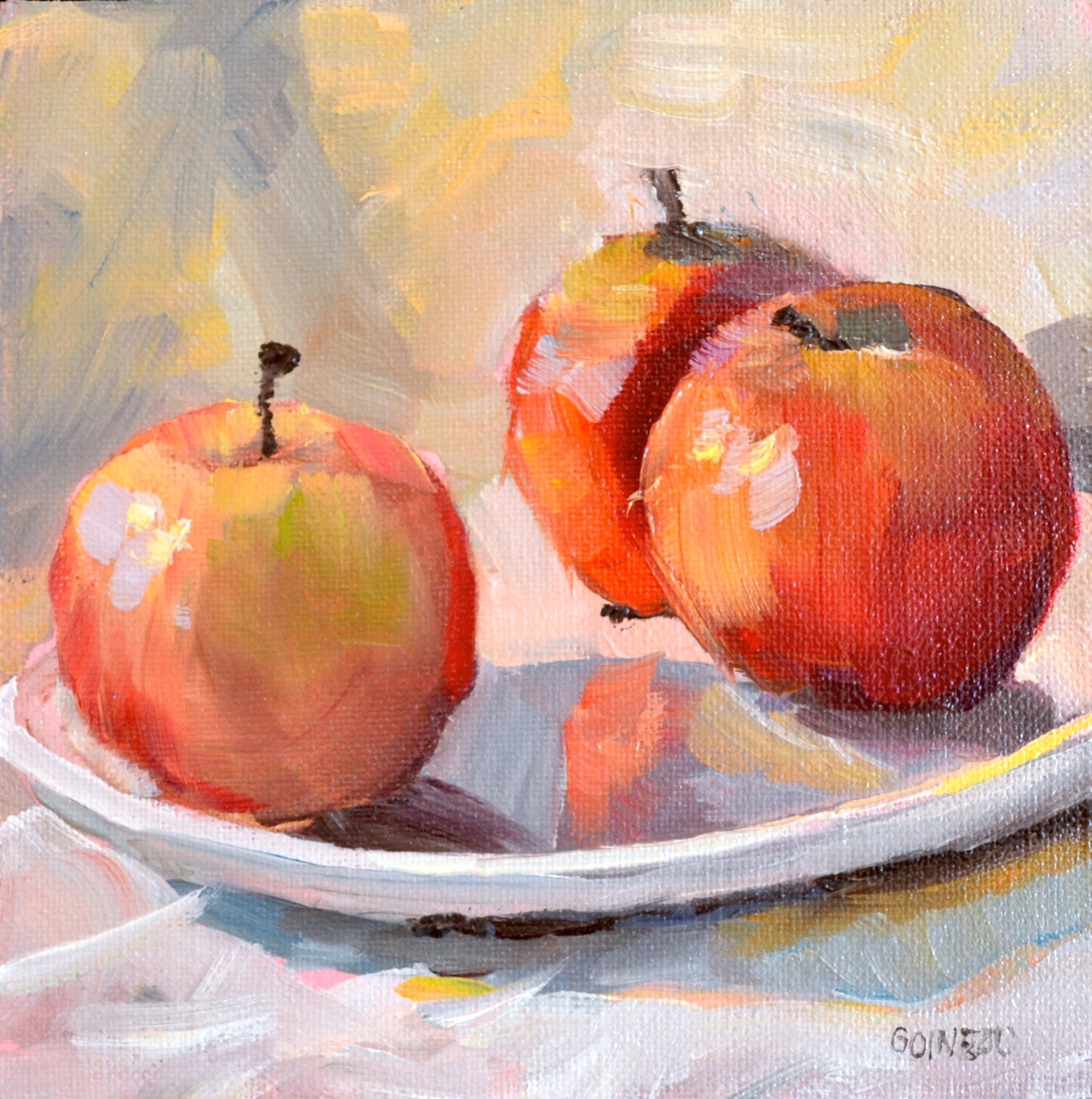Natures mortes de pommes by Raphaële Goineau