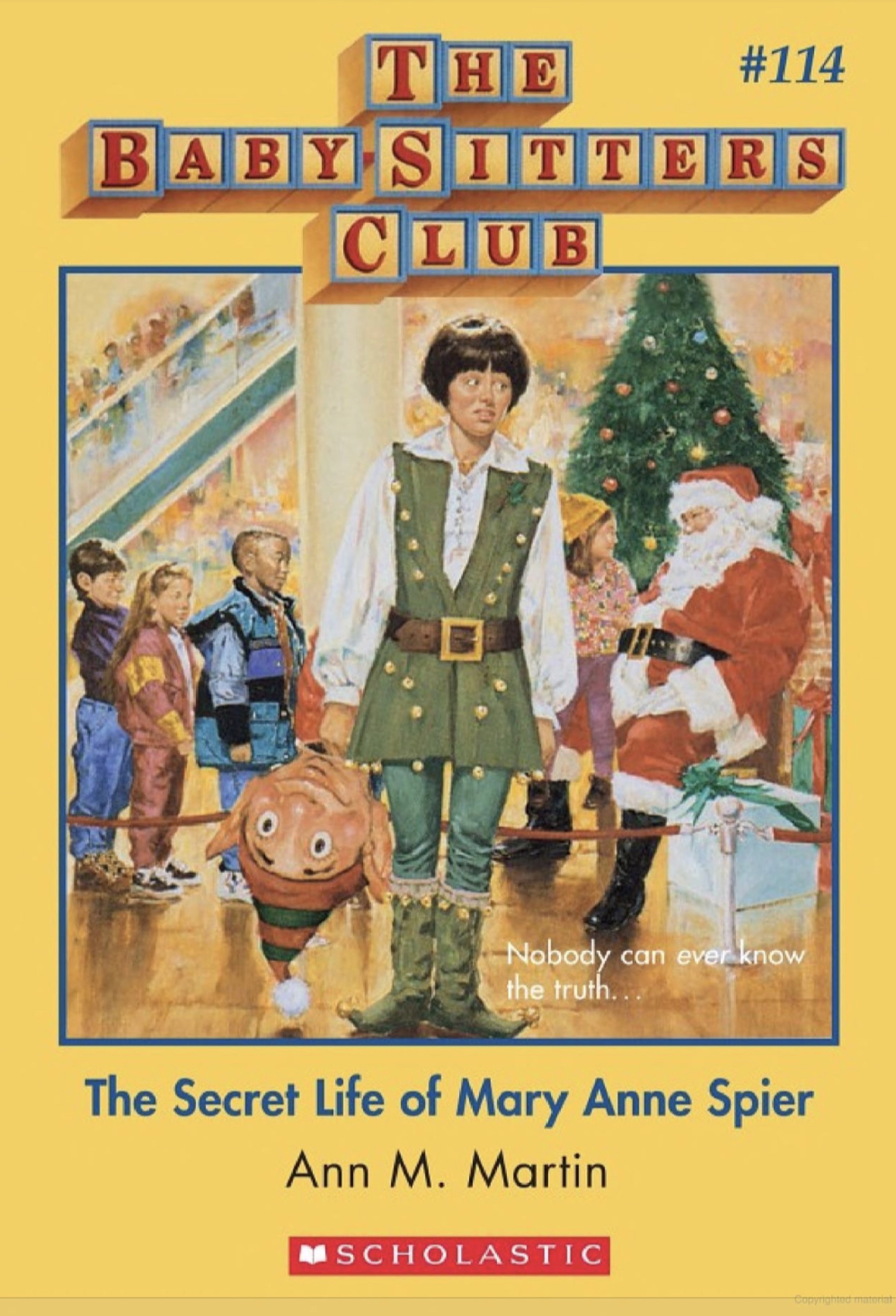The Babysitter’s Club #114 “The Secret Life of Mary Anne Spier” by Hodges Soileau