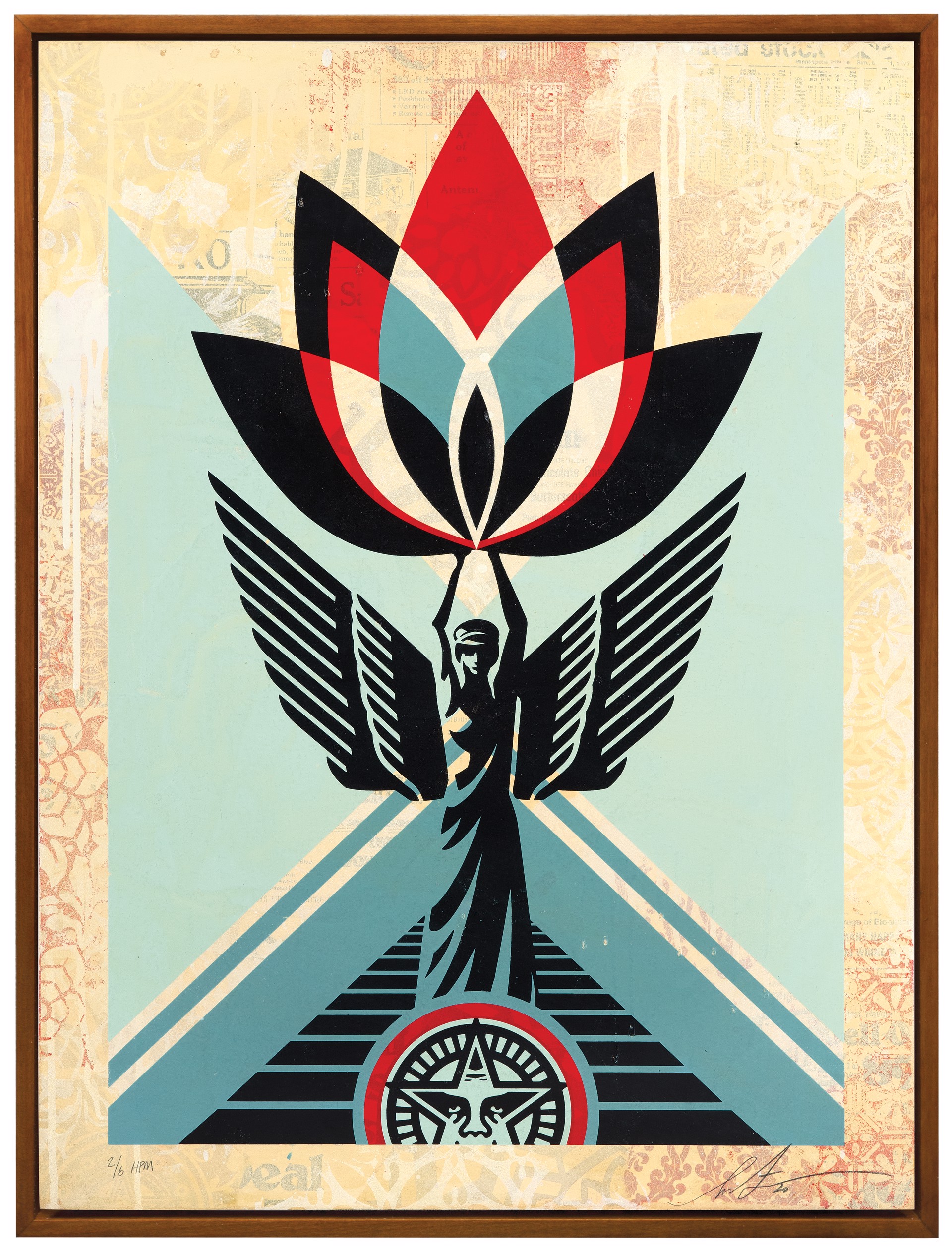 Lotus Angel by Shepard Fairey / Limited editions
