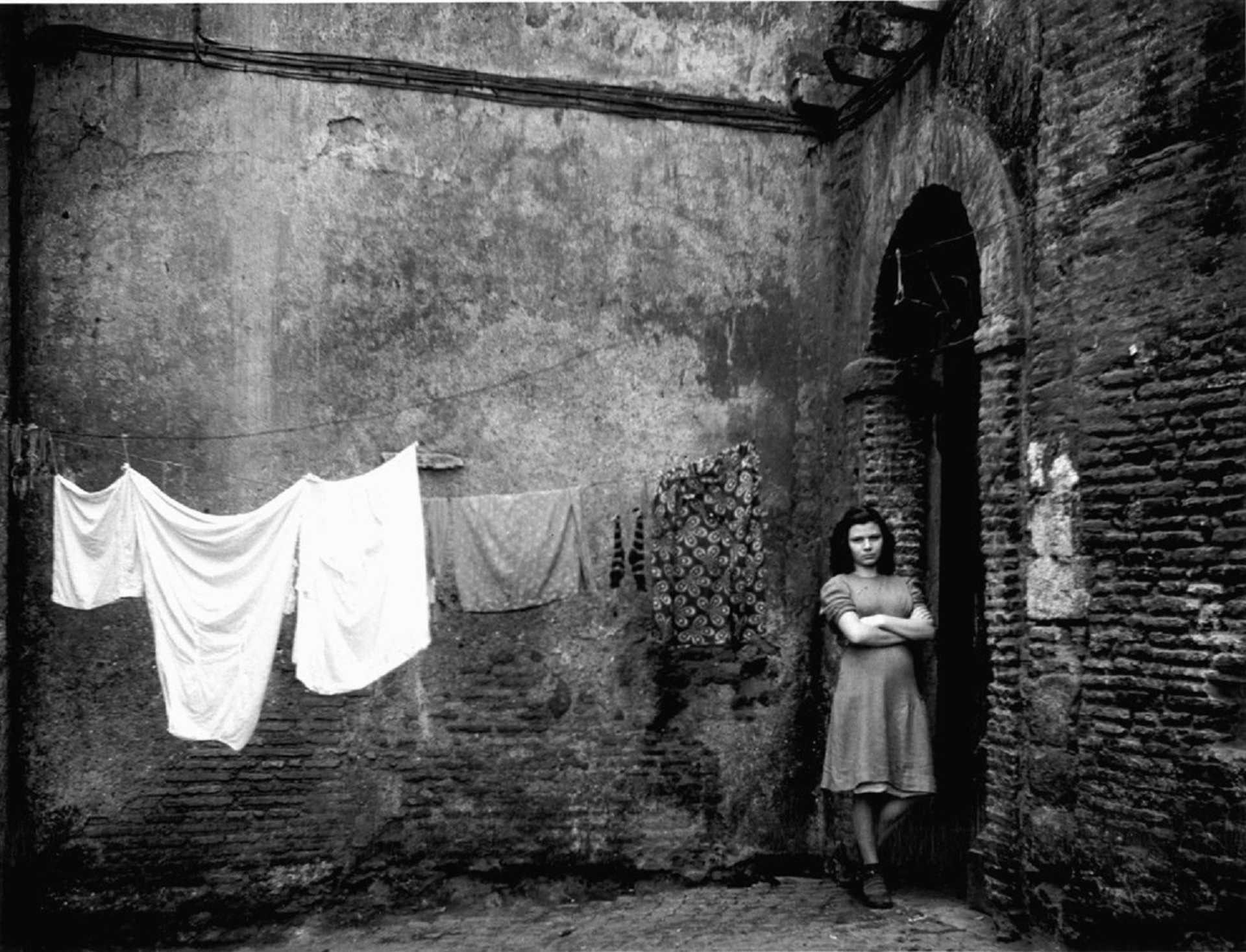 Clothesline, Italy by Paula Kotis