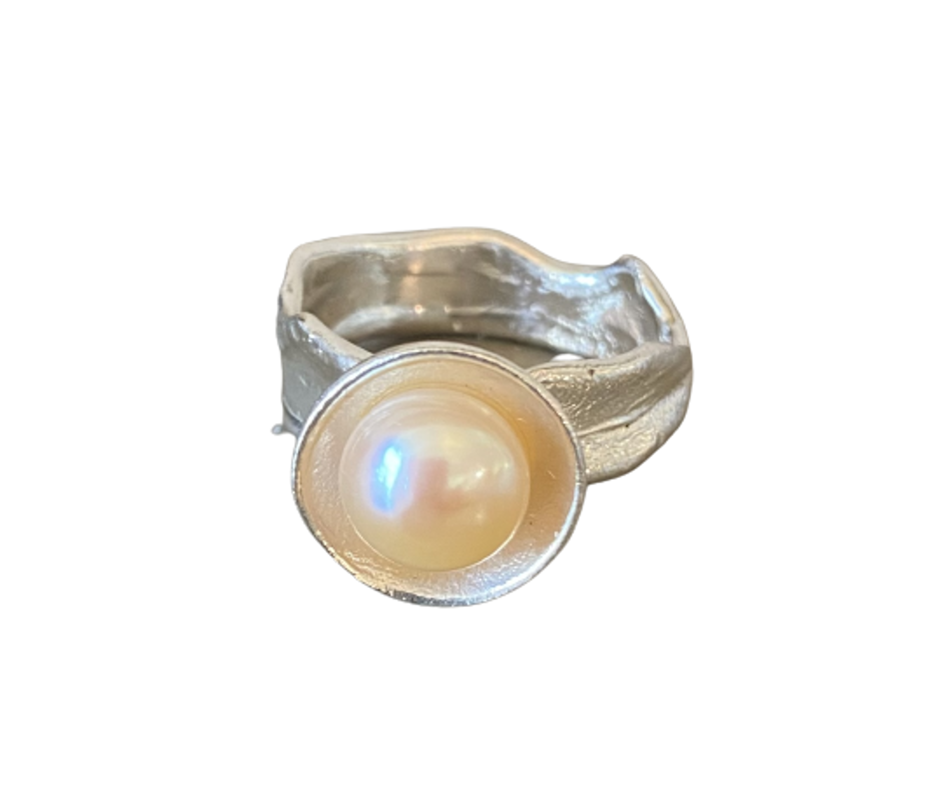 Ripple Ring - Pearl by Kristen Baird