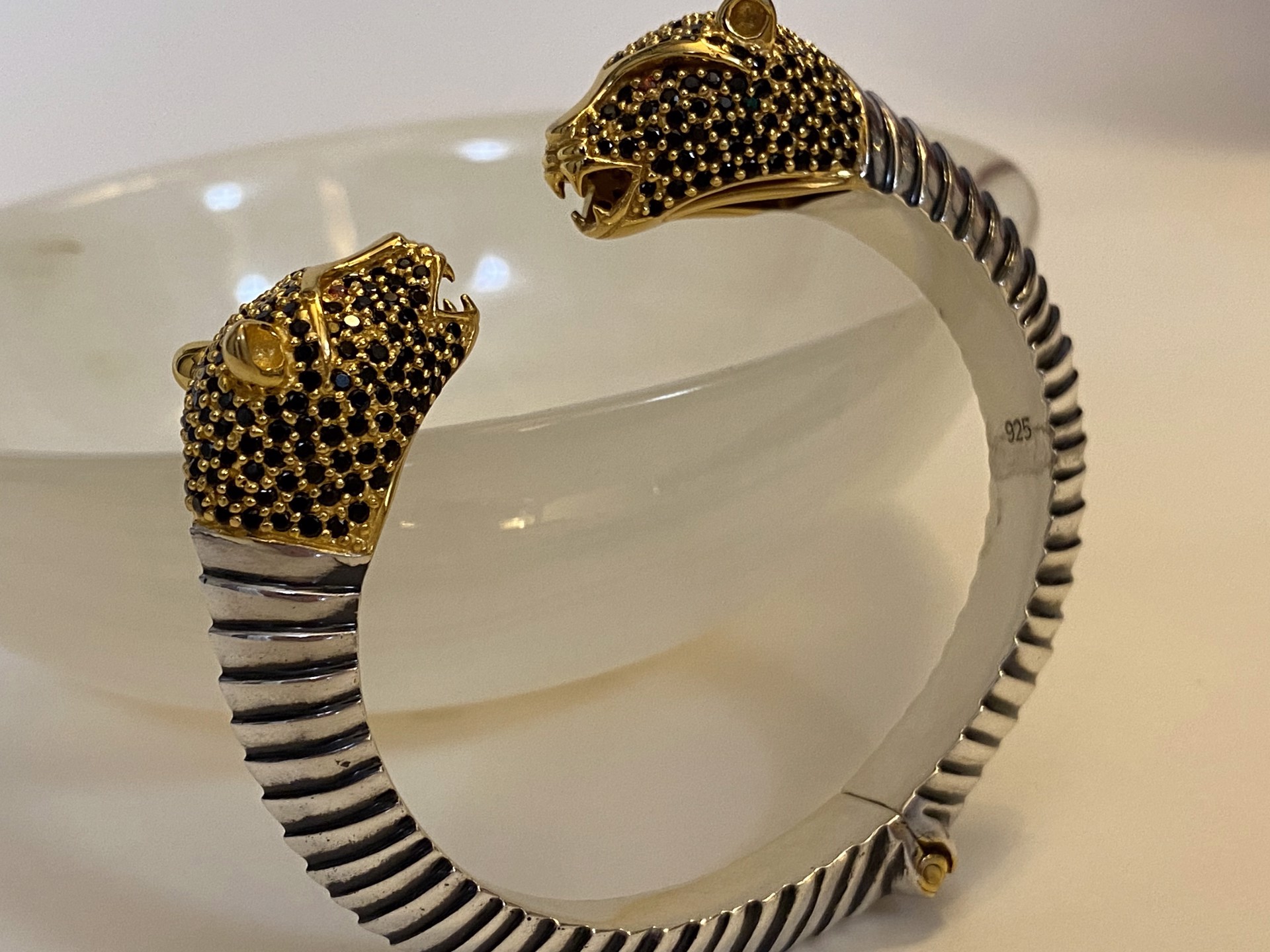 Leopard Cuff - Black Onyx by J.Catma