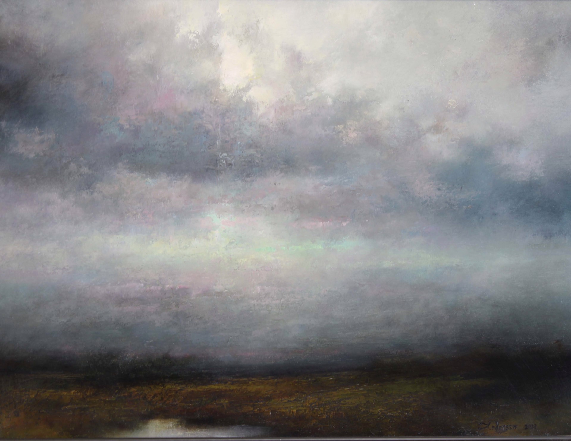 Pearly Grey Sky by John Andersen