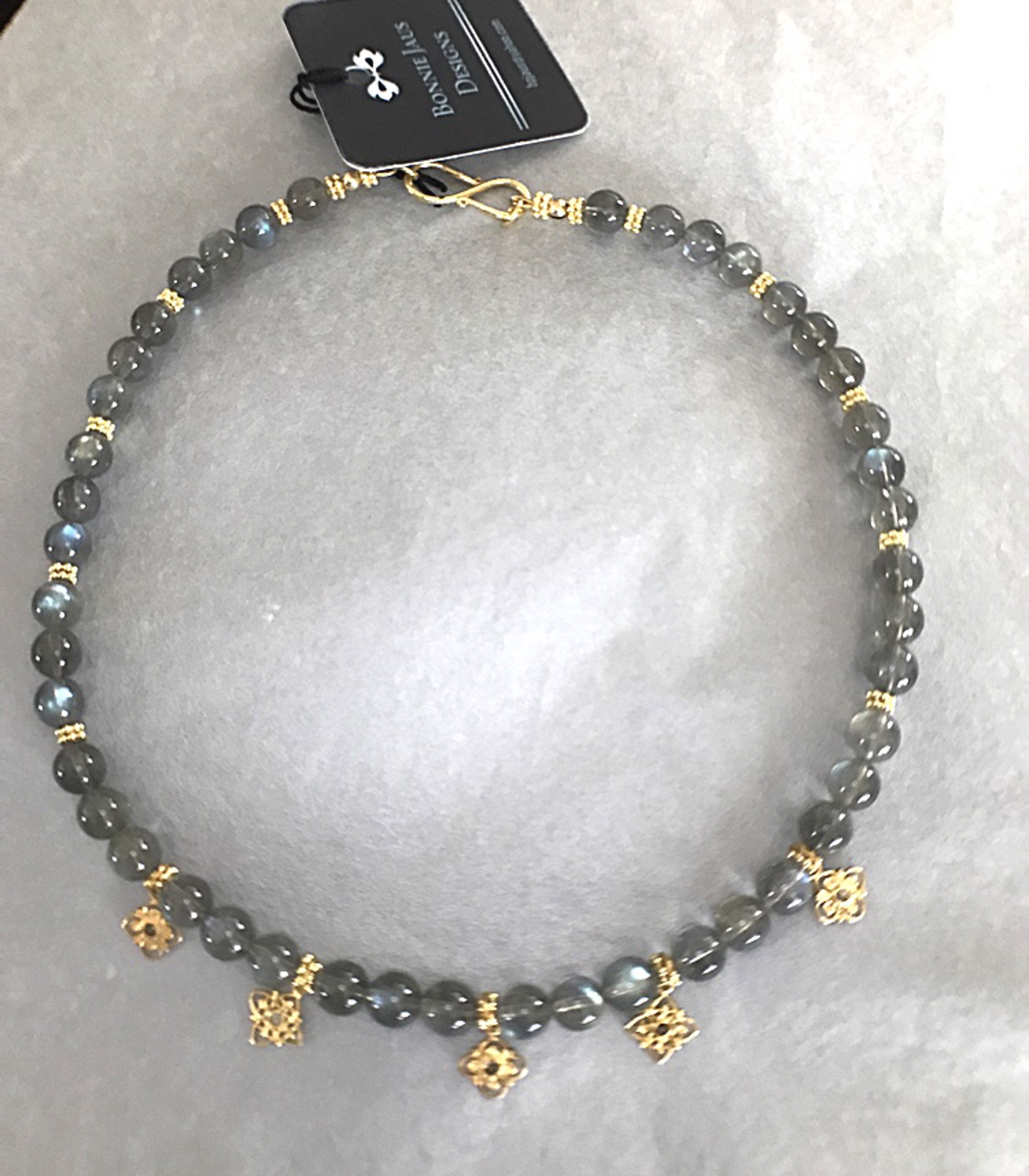 Necklace - Labradorite & Gold Vermeil  #8672 by Bonnie Jaus