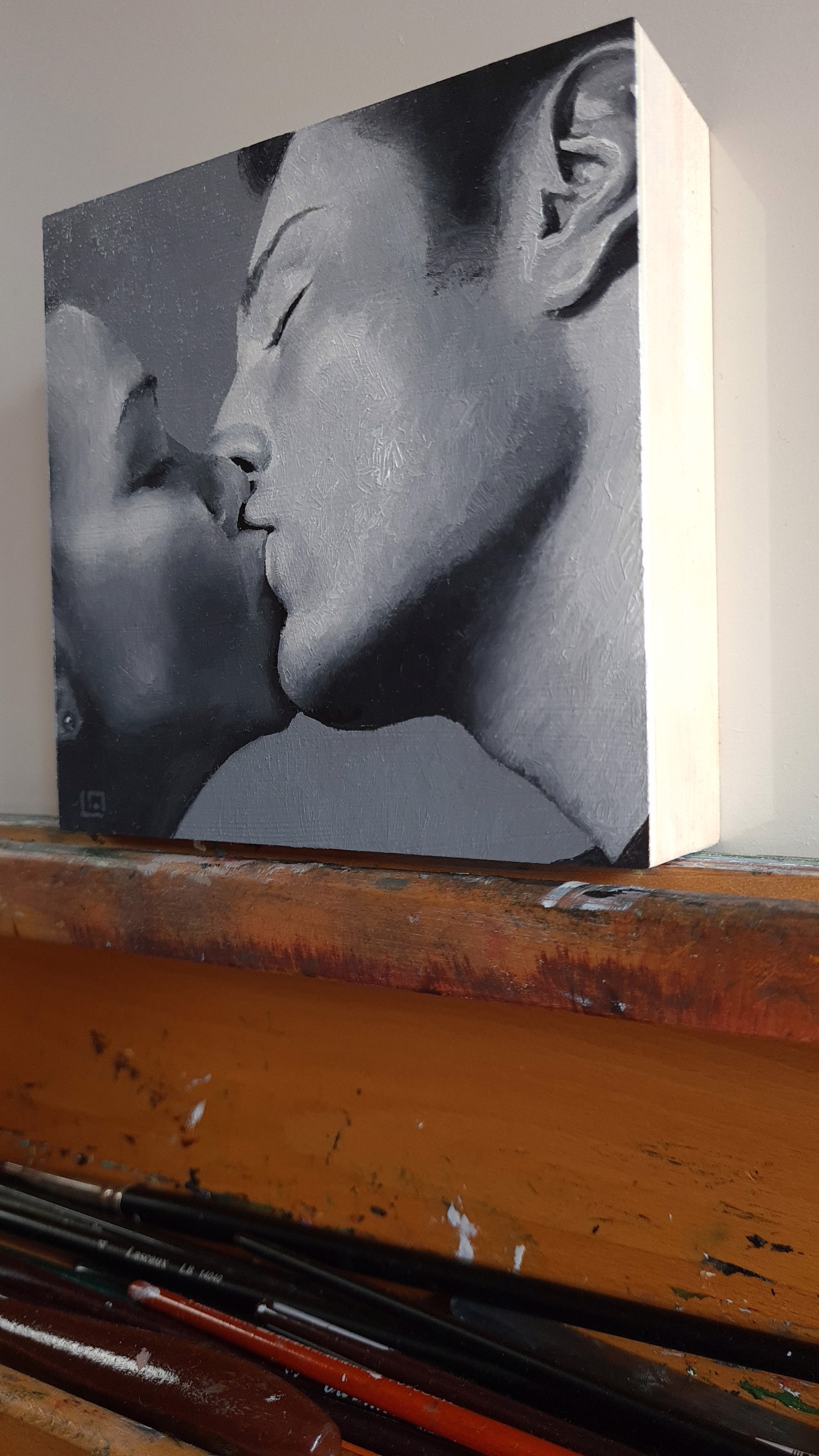 The Kiss #4 by Linda Delahaye