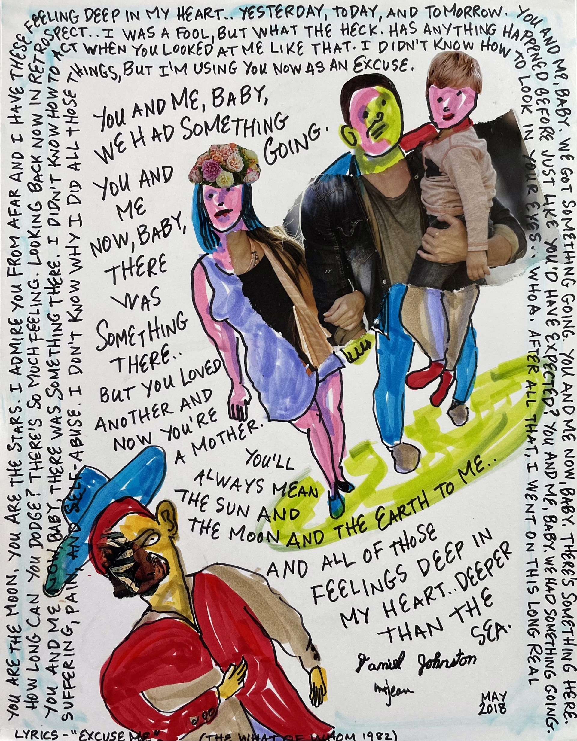 "Excuse Me" (Blue Hat) by Daniel & Marjory Johnston