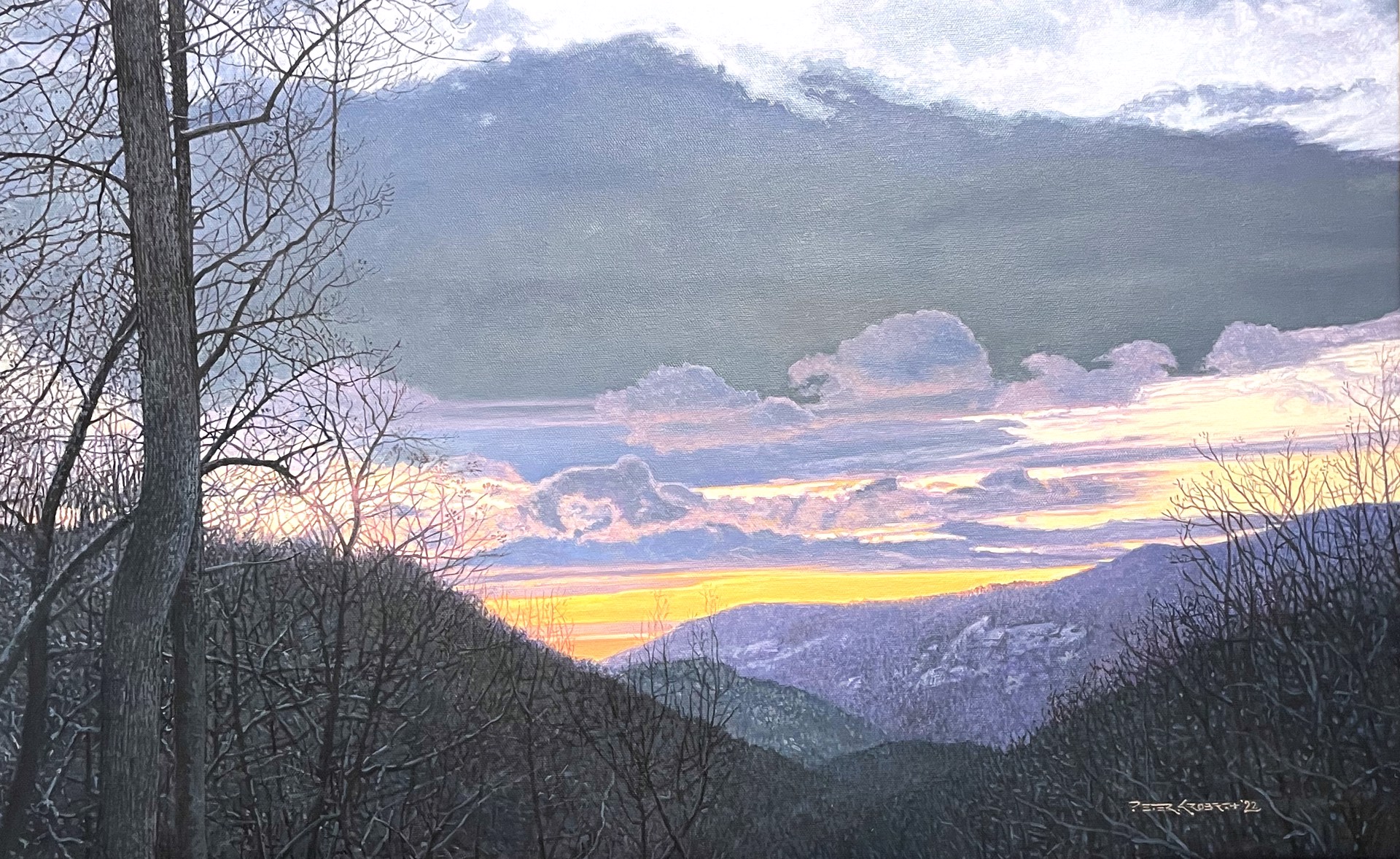 Blue Ridge Sunrise by Peter Krobath