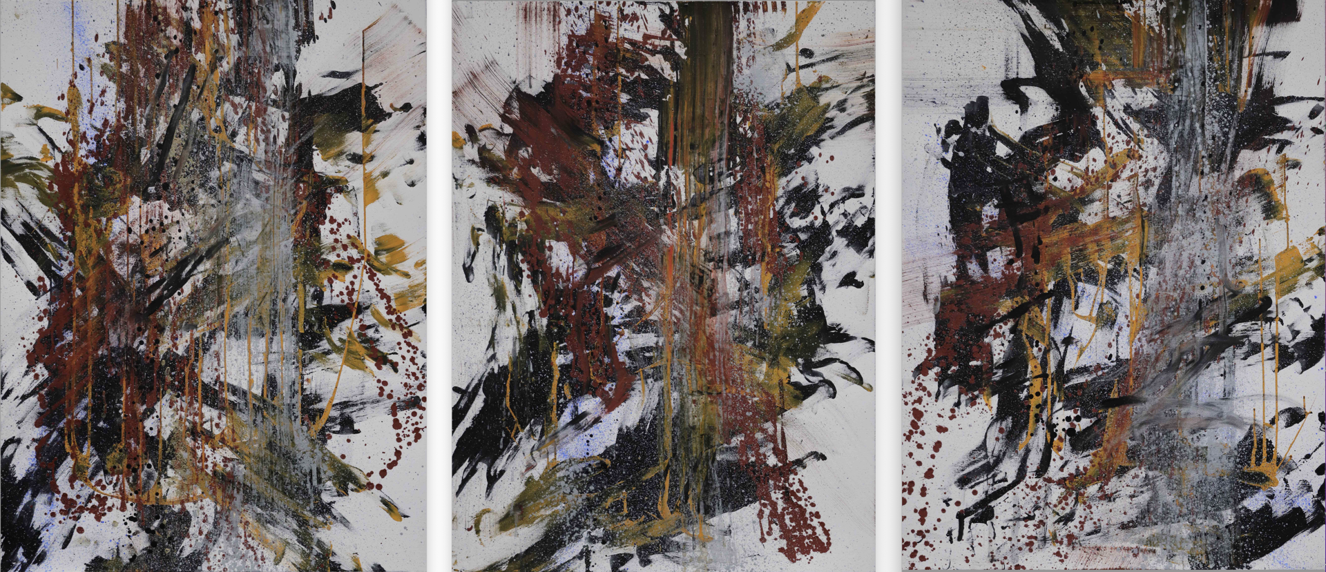 Abstract #60 (Triptych) by Scott Blaser