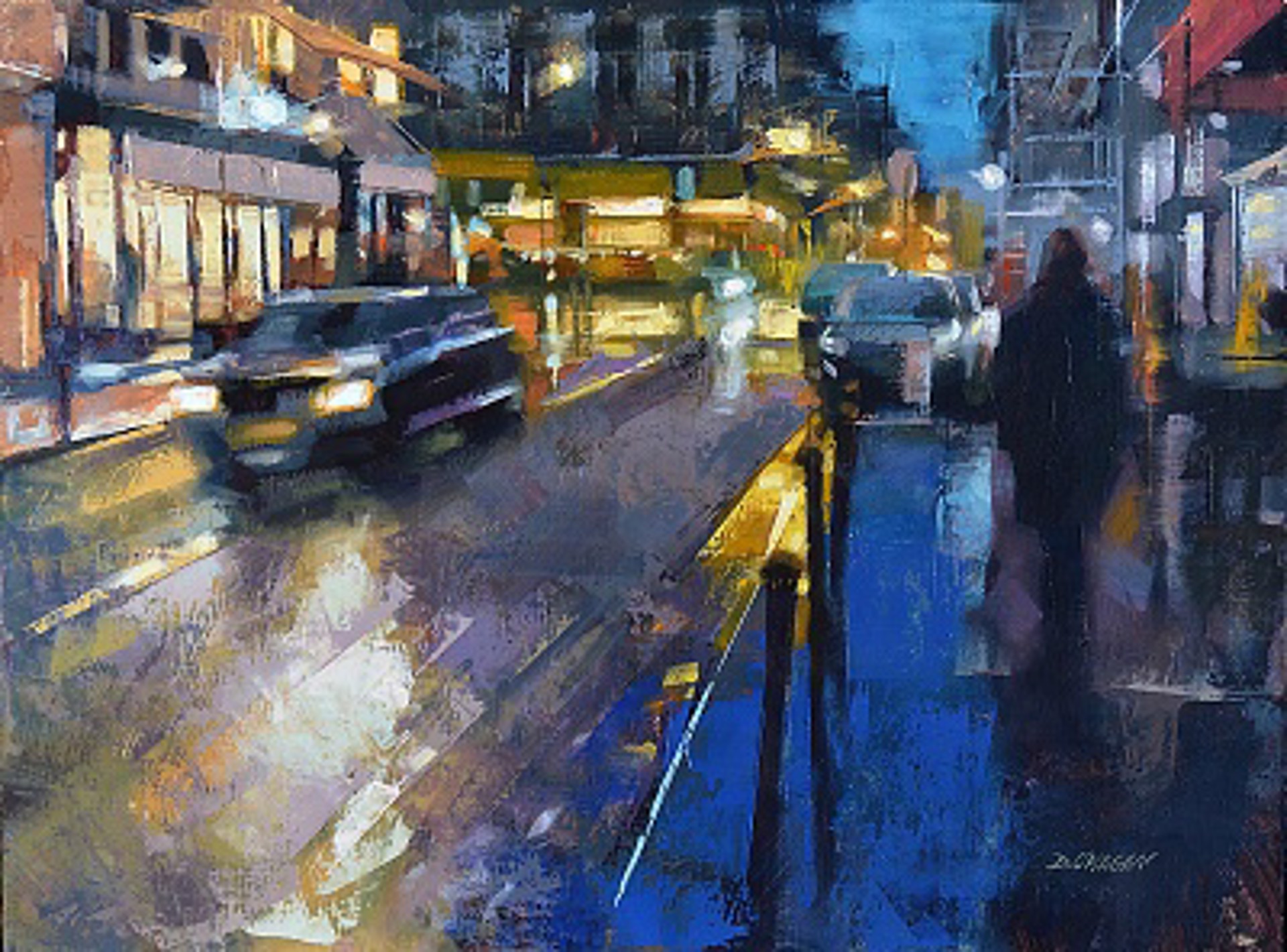 9th Arrondissement at Night by Desmond O'HAGAN