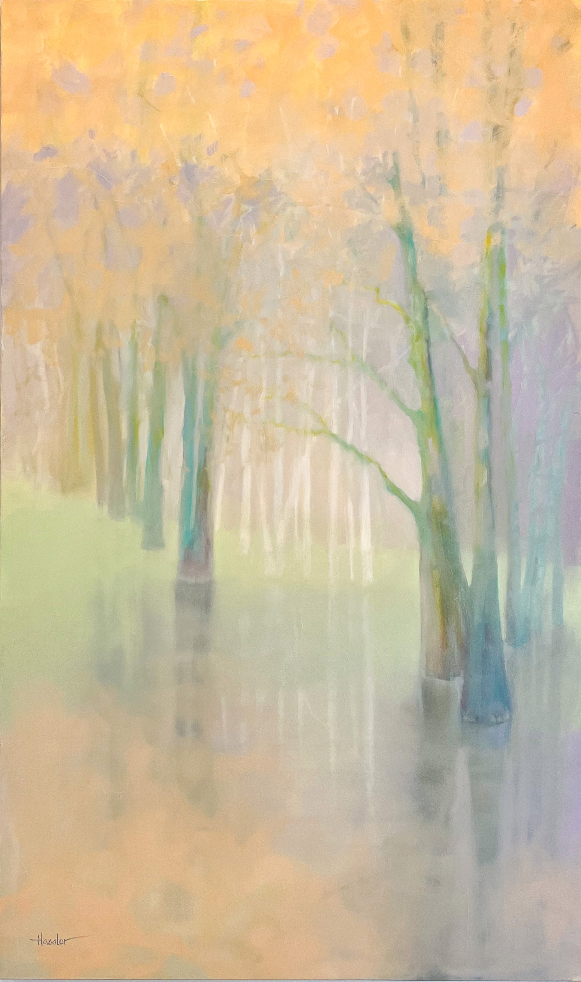 Spring Cypress II by Pam Hassler