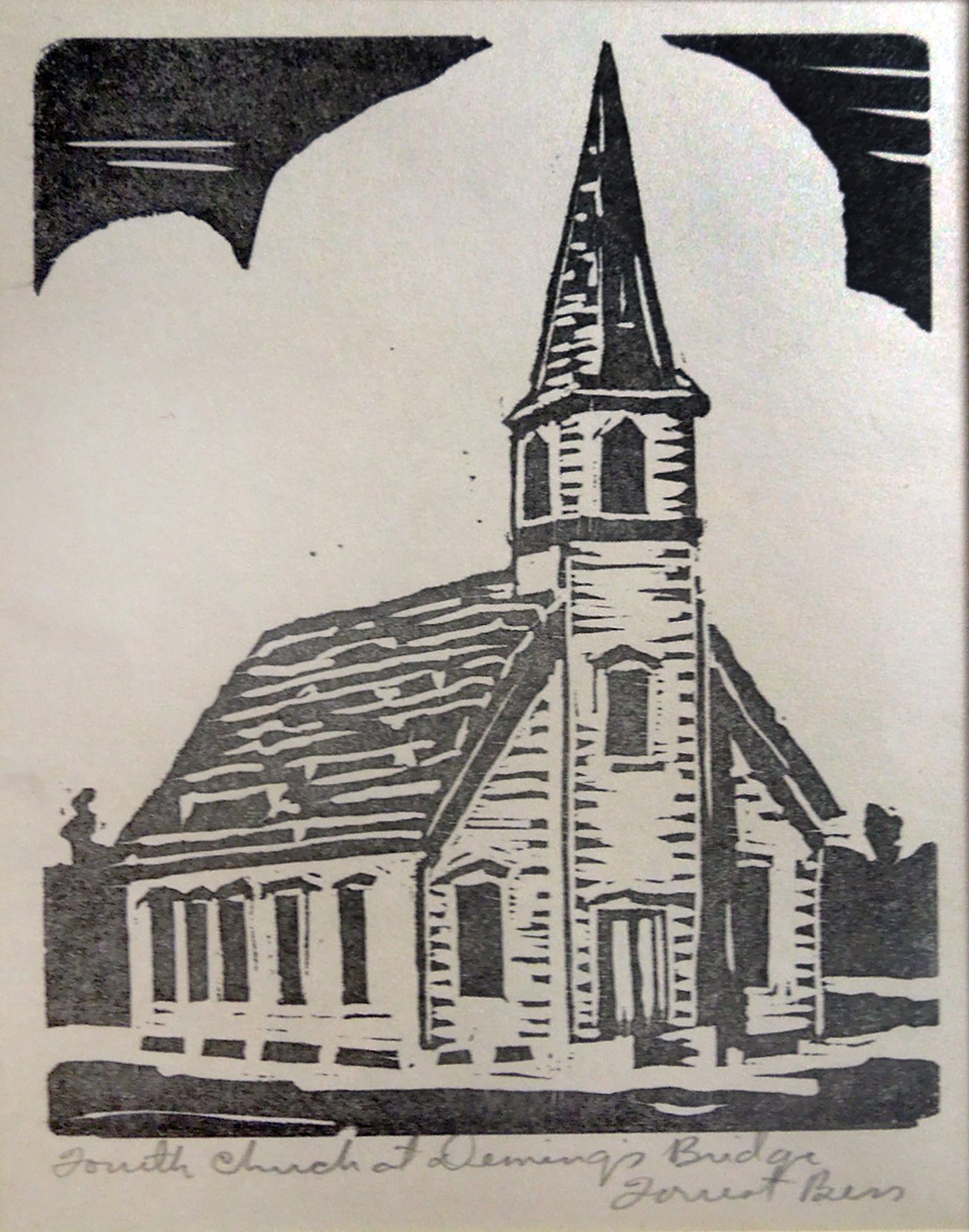 Fourth Church at Deming's Bridge, Ed. 200 by Forrest Bess