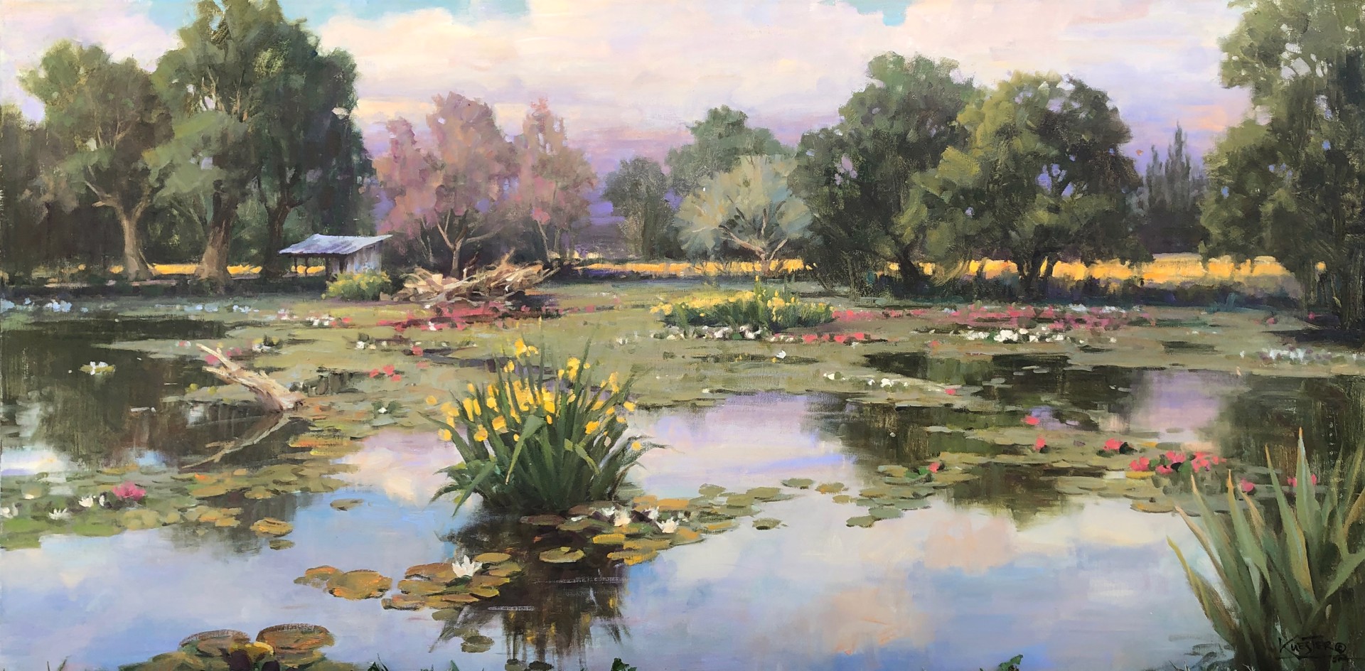 Shady Lakes in Bloom by Robert Kuester