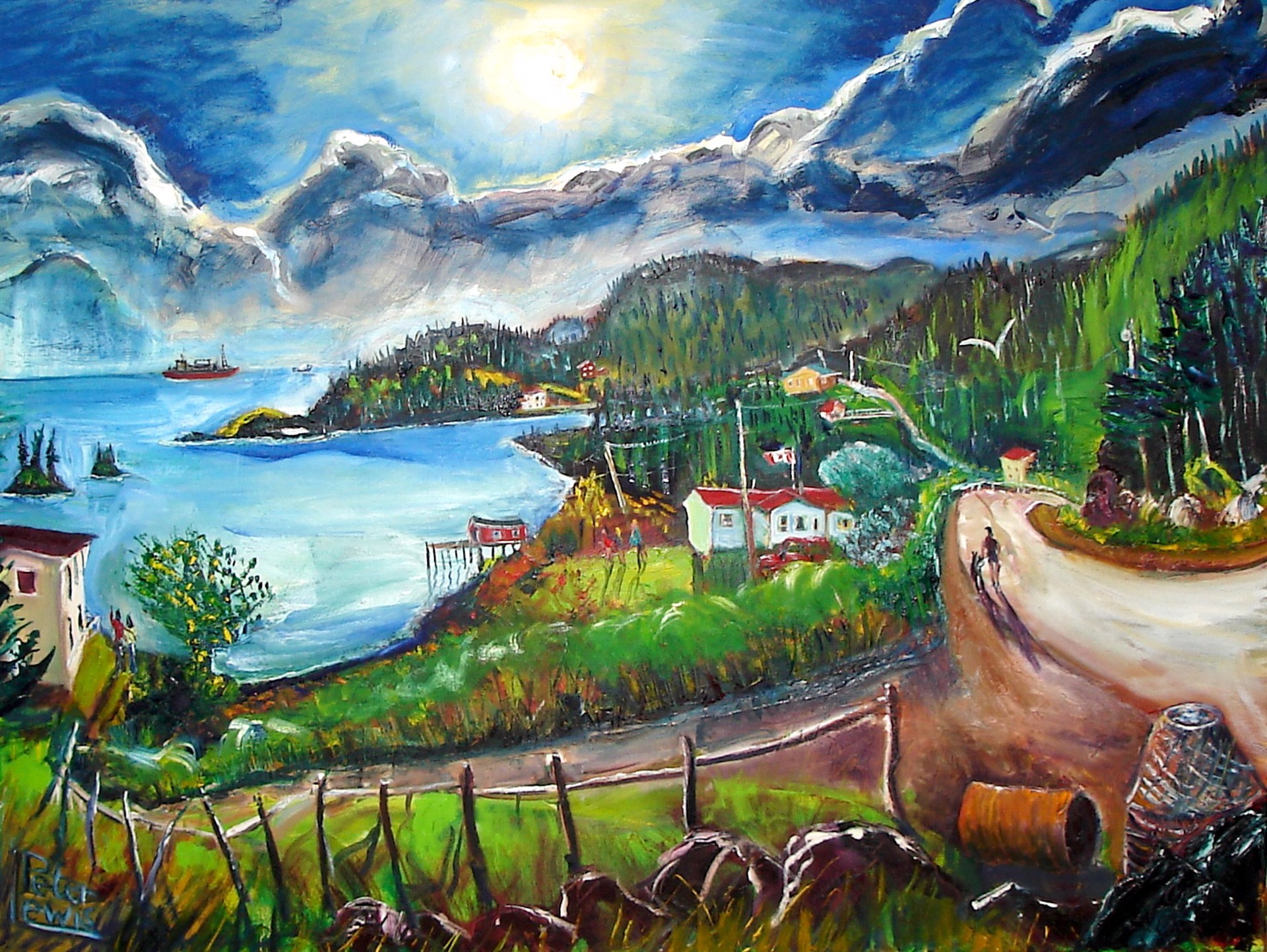 Beau Bois, Newfoundland by Peter Lewis