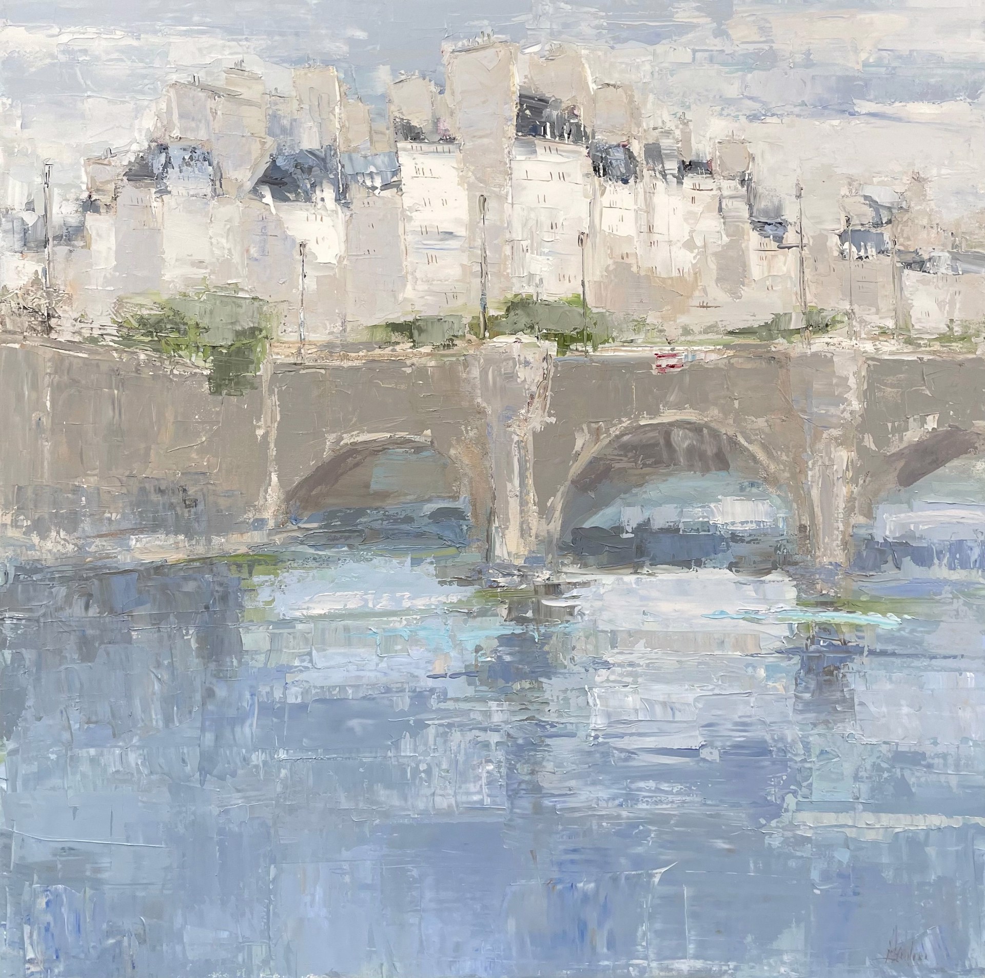 A Blue Day In Paris {SOLD} by Barbara Flowers