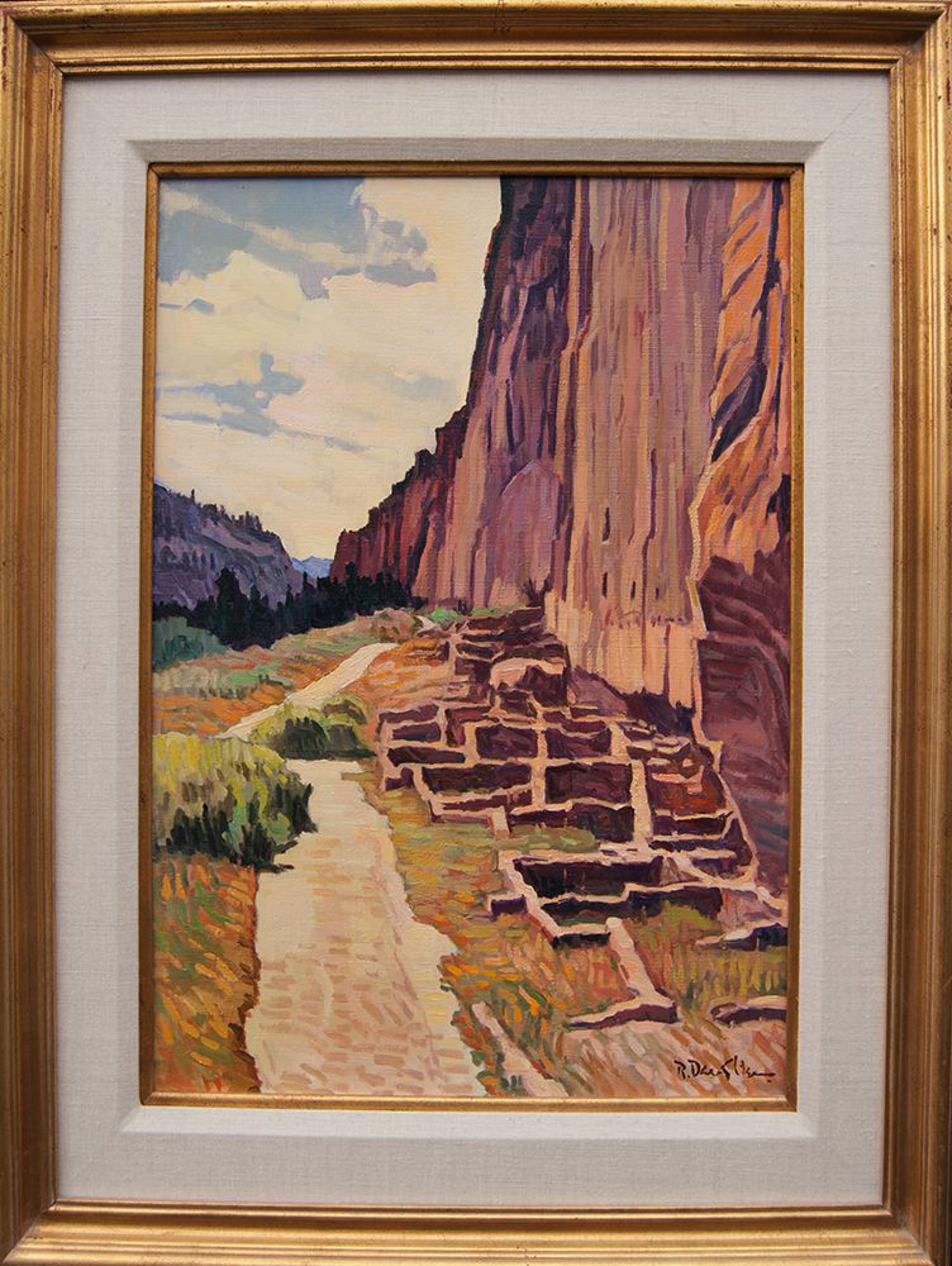 Long House Path, Bandalier by Robert Daughters (1929-2013)