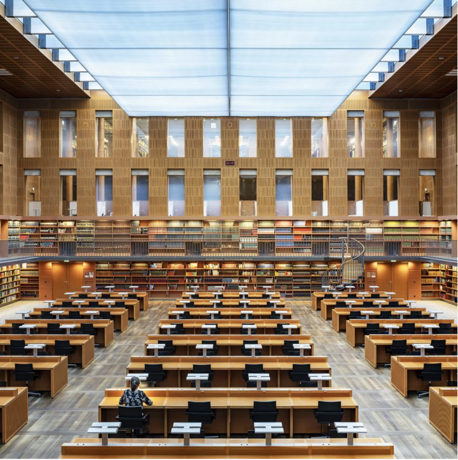 Saxon State Library, Dresden, Germany, Architects: Ortner & Ortner by Reinhard Gorner