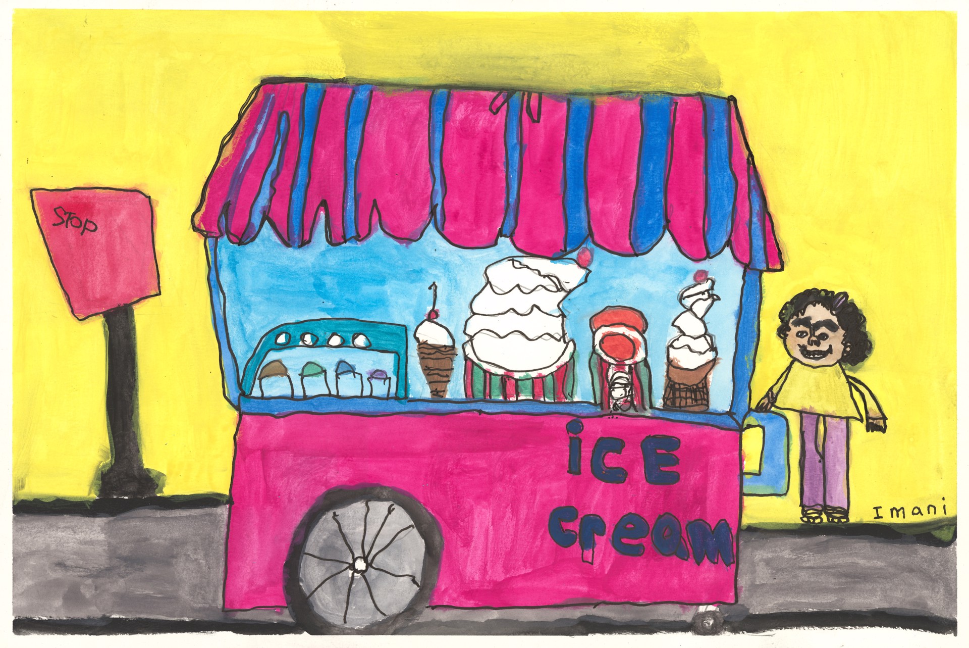 Me and the Ice Cream Truck by Imani Turner
