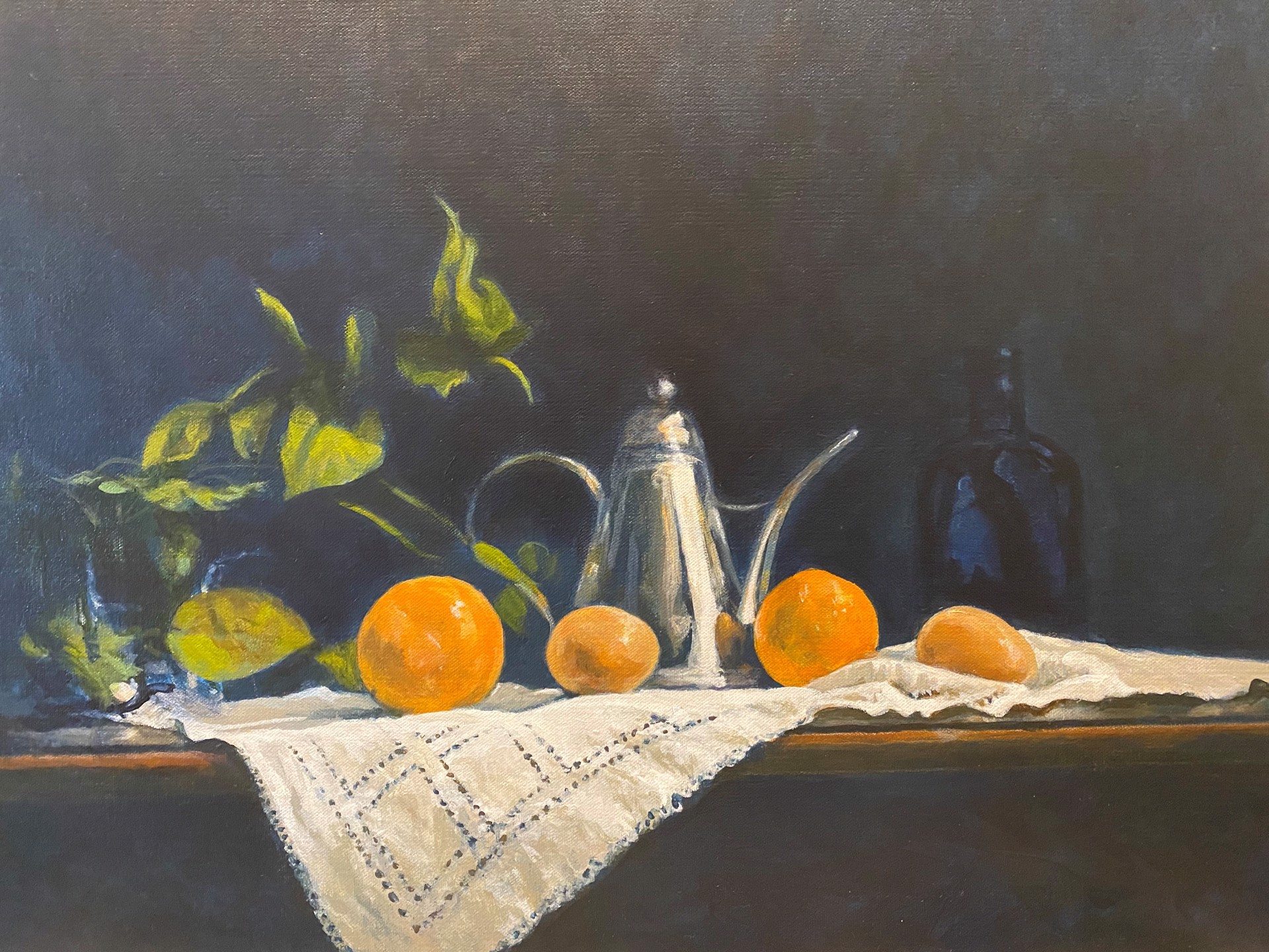 Still Life with Oranges by Douglas H. Caves Sr.