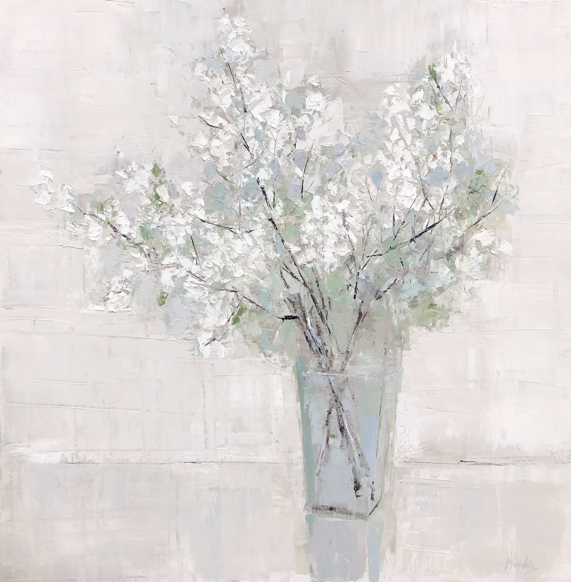 Blossoming Spring Branches by Barbara Flowers