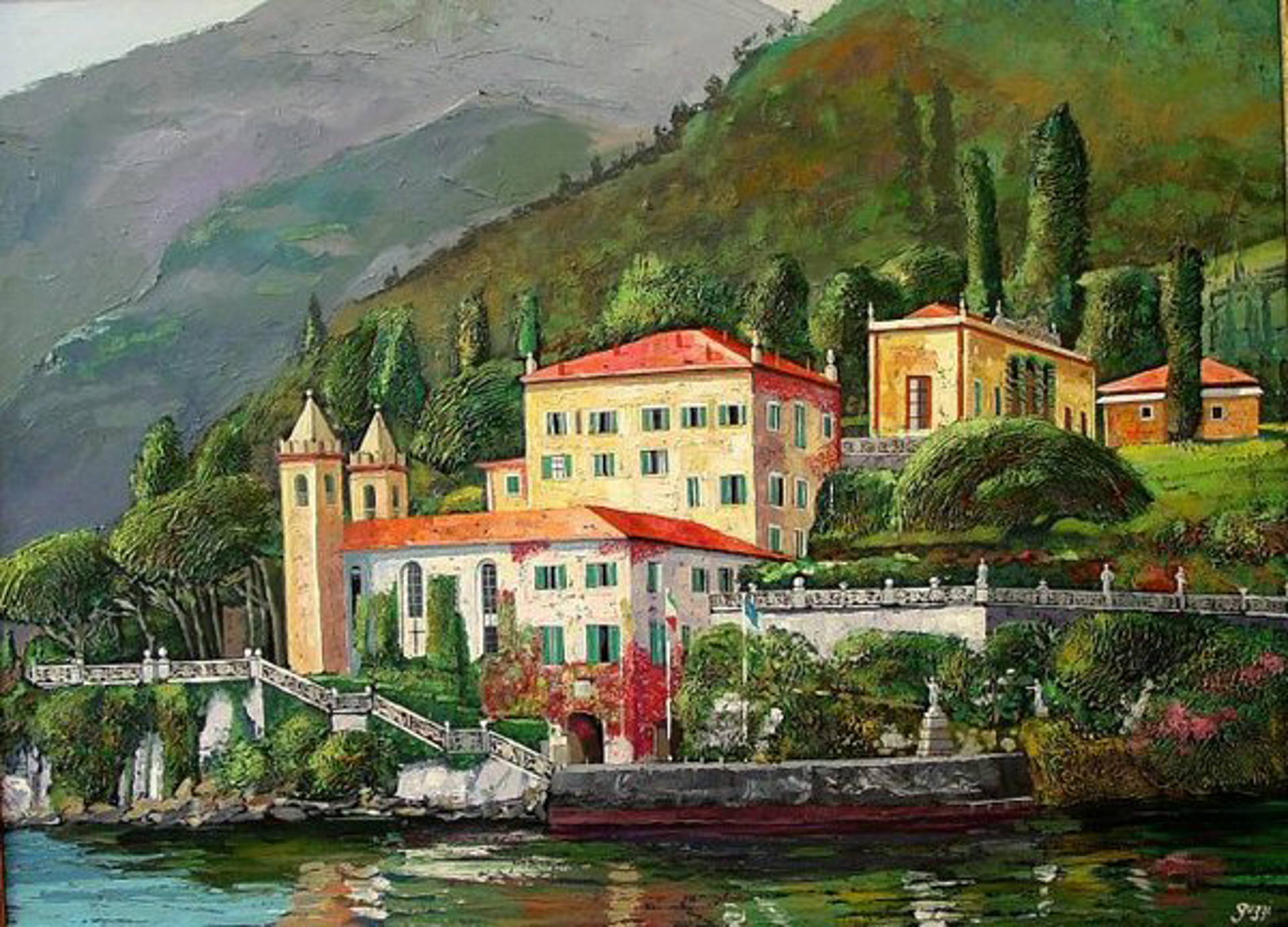 Pomeriggio, Villa Balbianello by George Guzzi