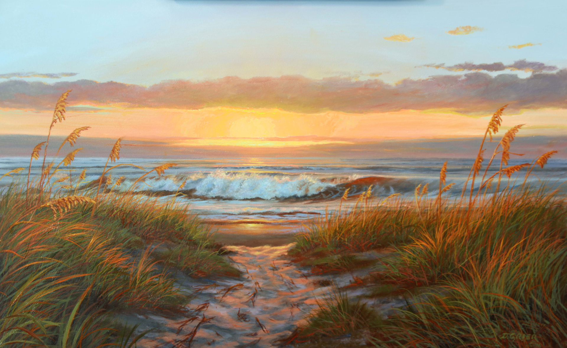 Edisto Sunrise III by Douglas Grier