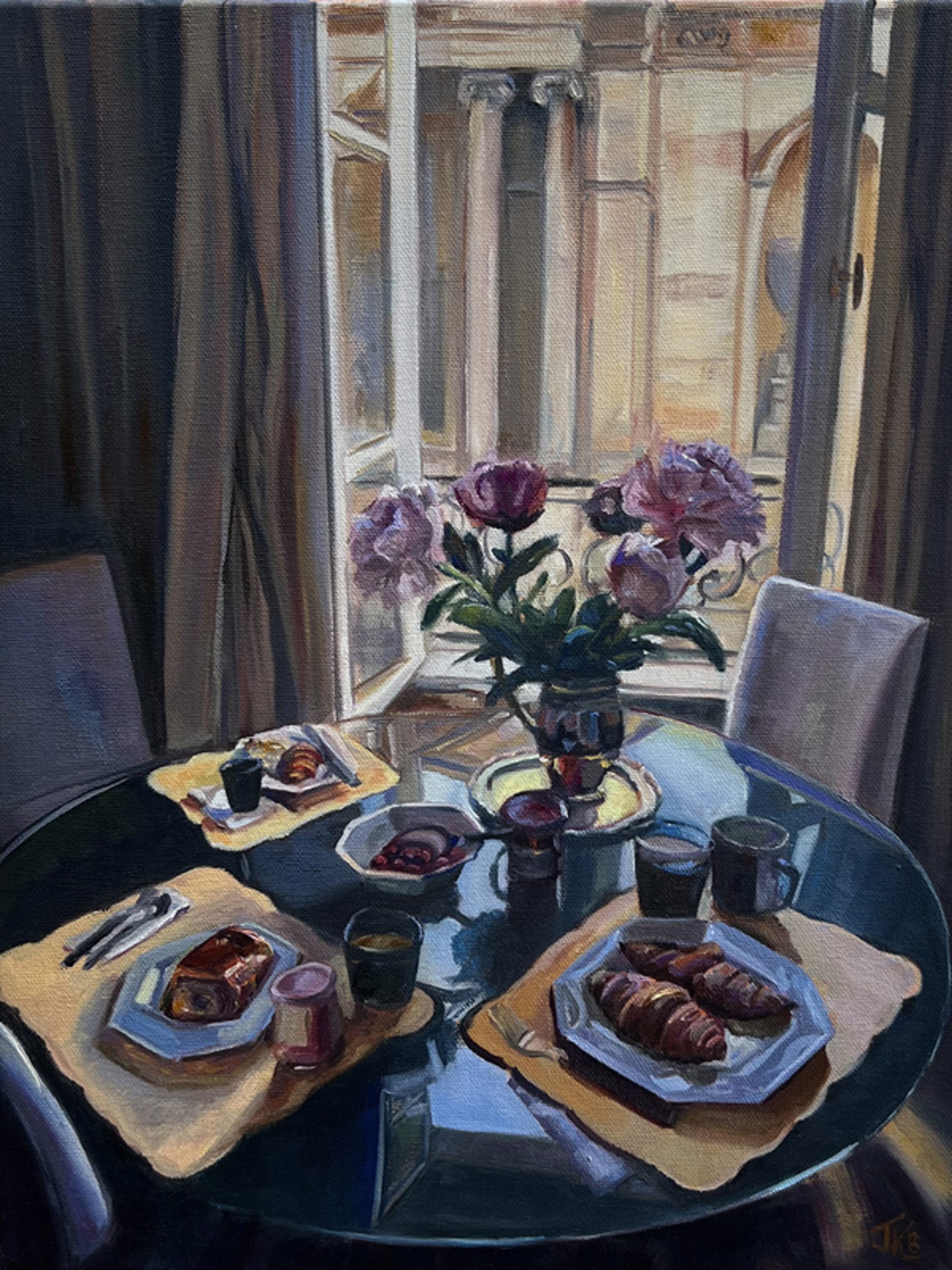Breakfast in Paris by Jennifer Barlow