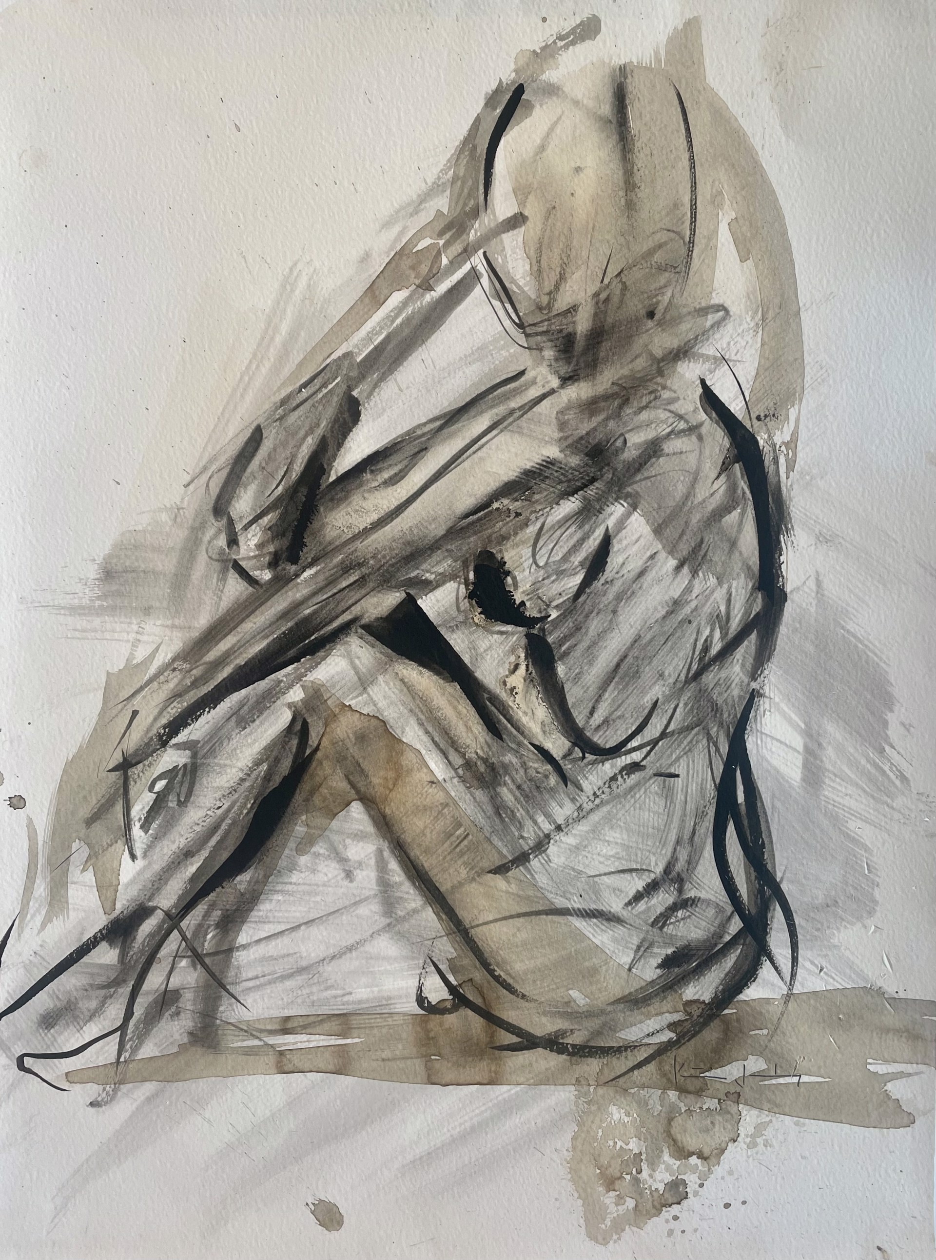 Large Figure Study I by Katie Jacobson