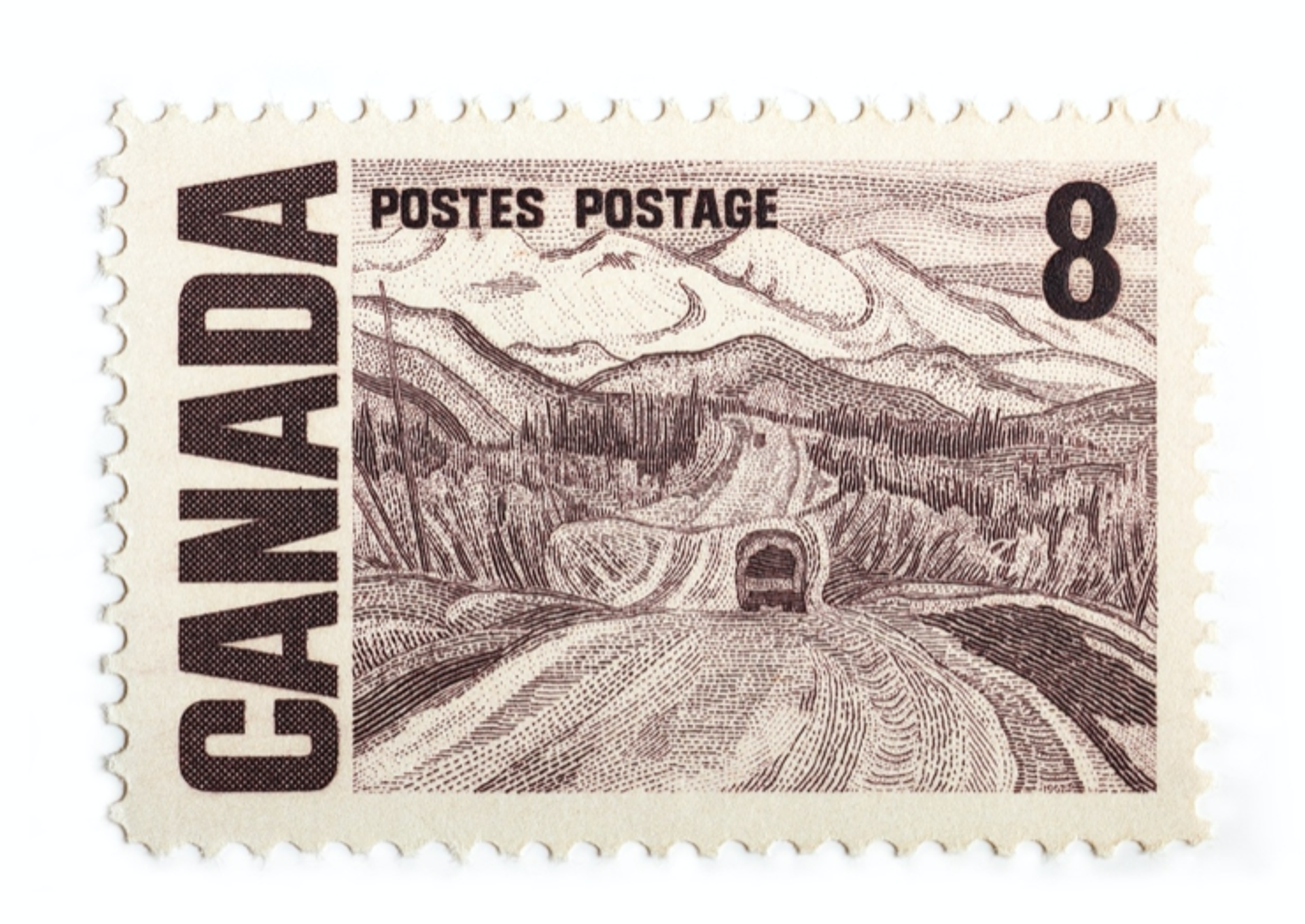 Canada Stamp 8 cents by Peter Andrew Lusztyk | Collectibles
