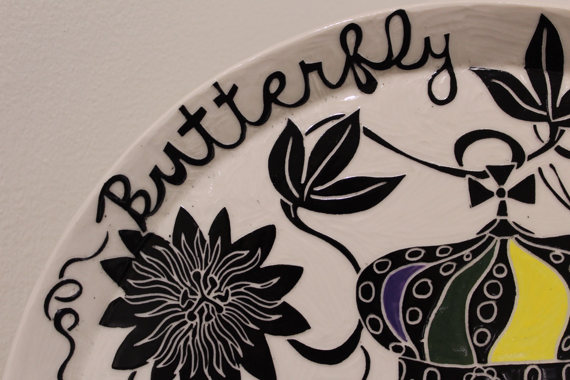 Butterfly King Platter by Abbey Kuhe