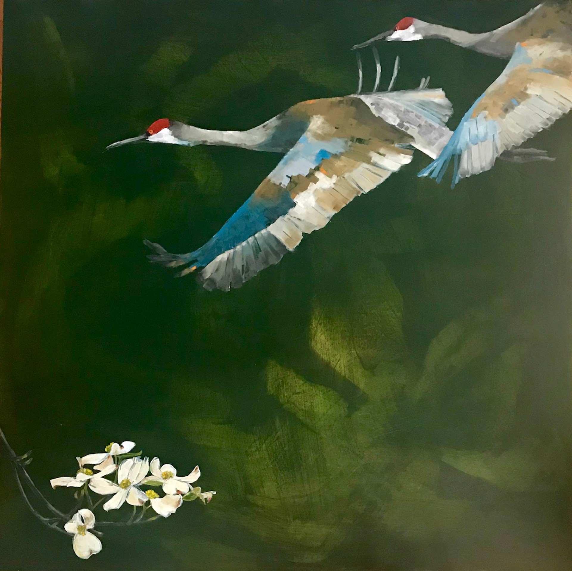 Gliding Over The Tree Top by Marlise Newman