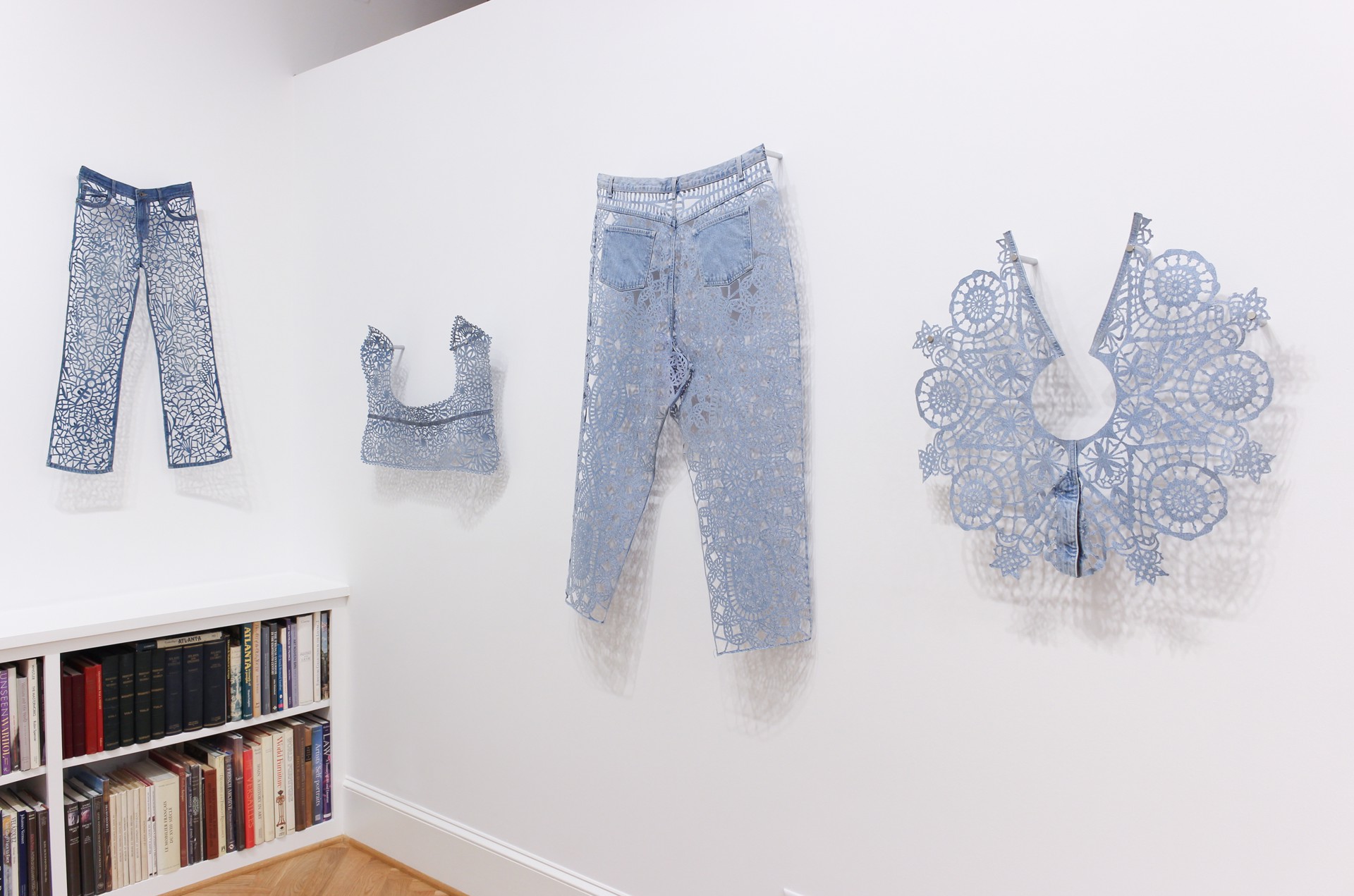 Meticulously Distressed Denim Jeans, Life by Libby Newell
