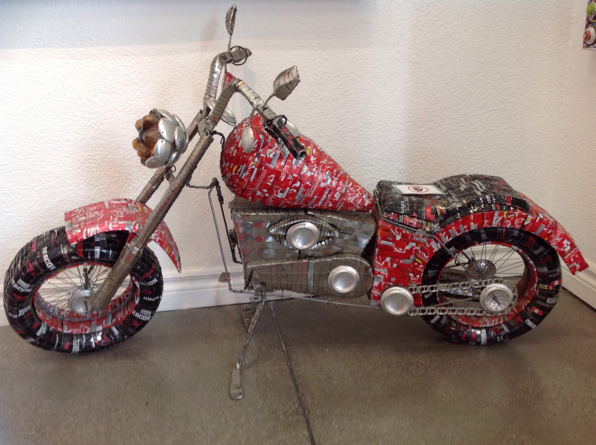 Cola can Motorcycle by Coca-Cola Motorcycle by Efi Mashiah
