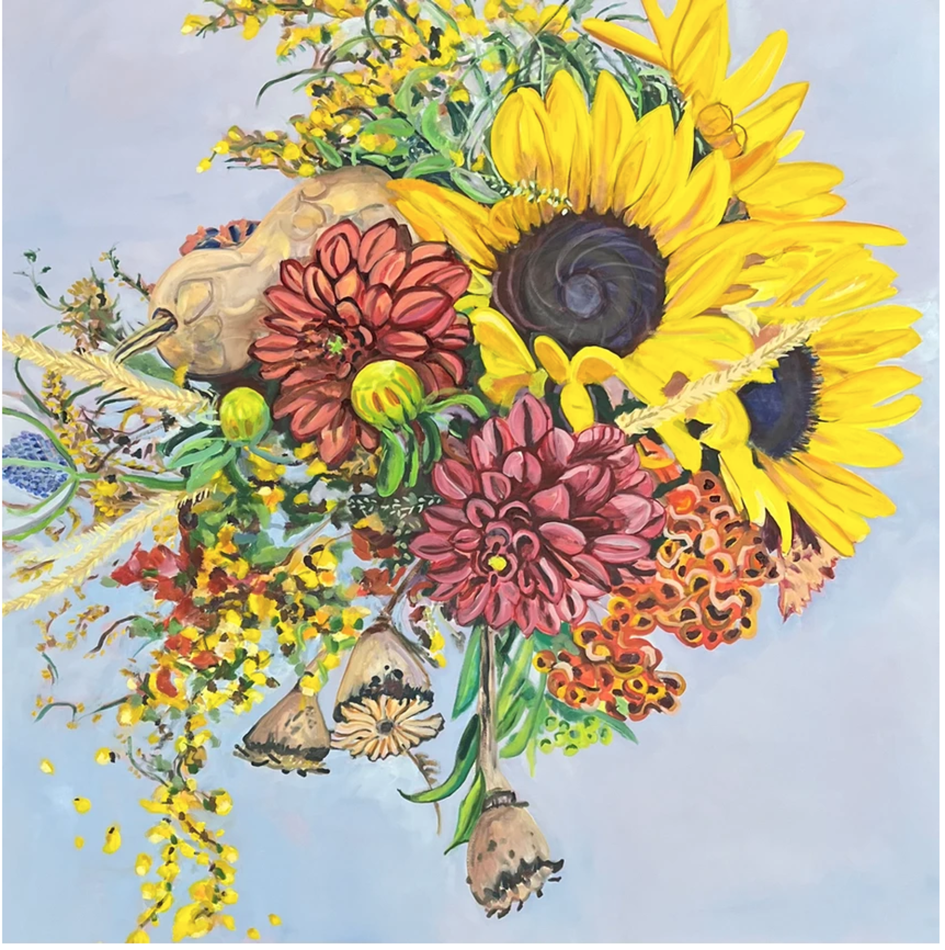 Floral Burst 4 by Kim Druker Stockwell
