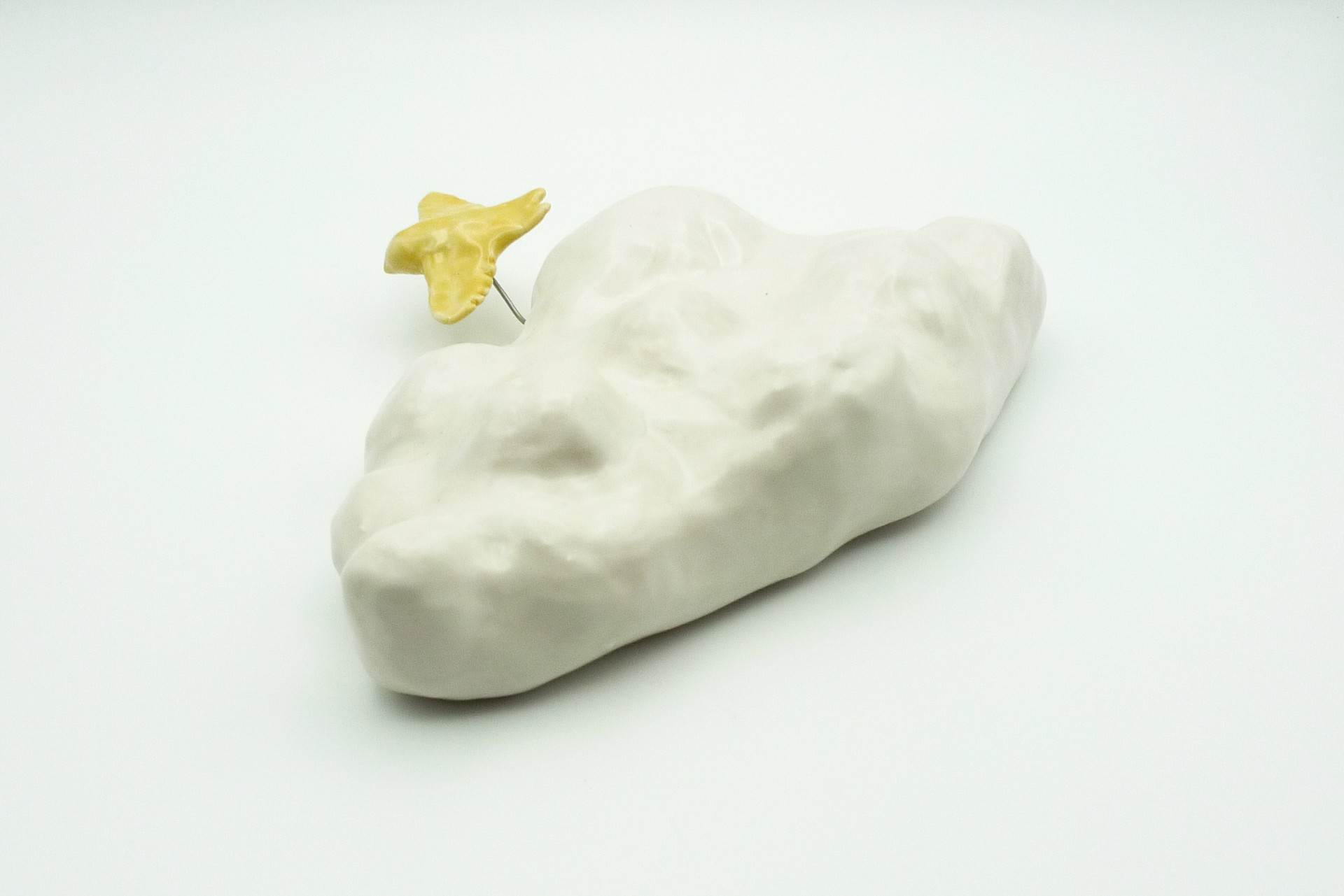 Cloud with Yellow Bird by Debbie Kupinsky