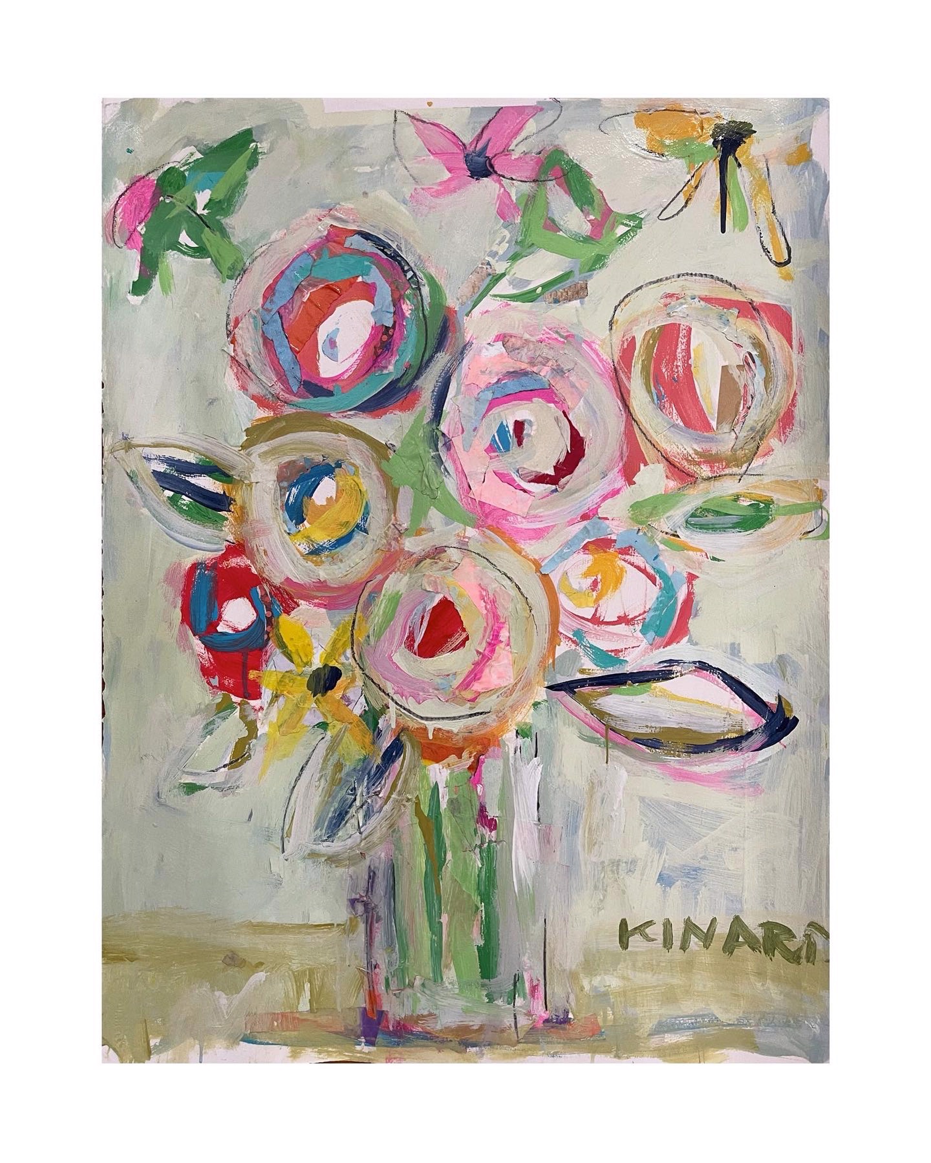 Abstract Floral I by Christy Kinard