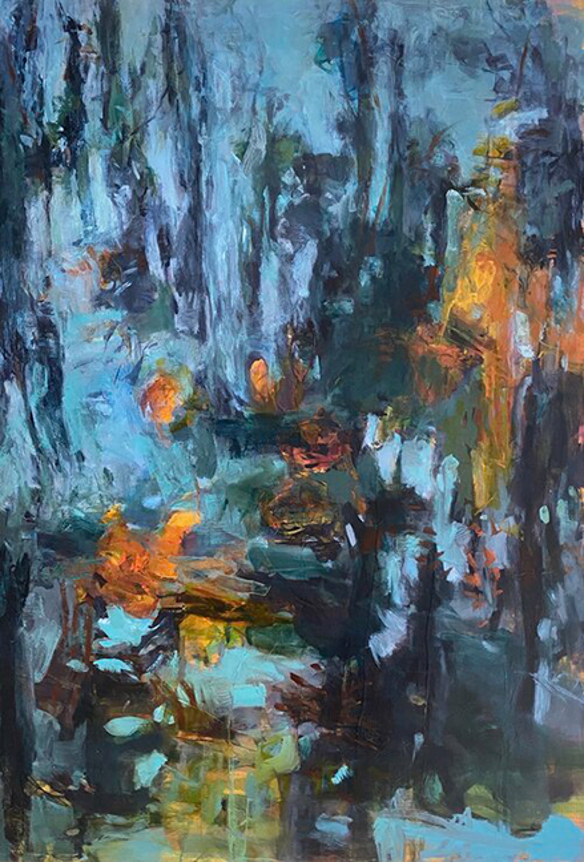 Blue Bosque and Understory II by Connie Connally