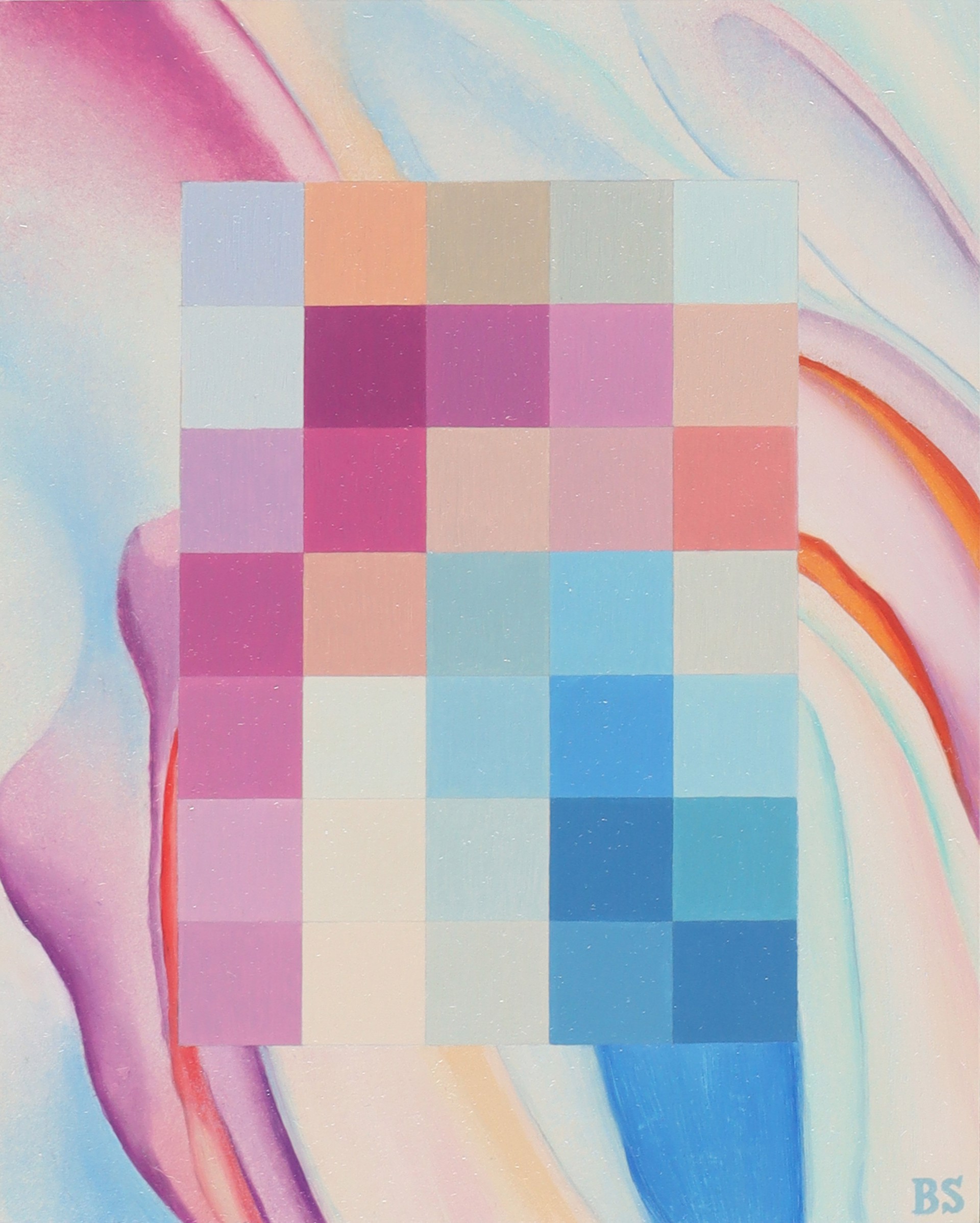 Censored:  Pink & Blue No. 2 by Ben Steele